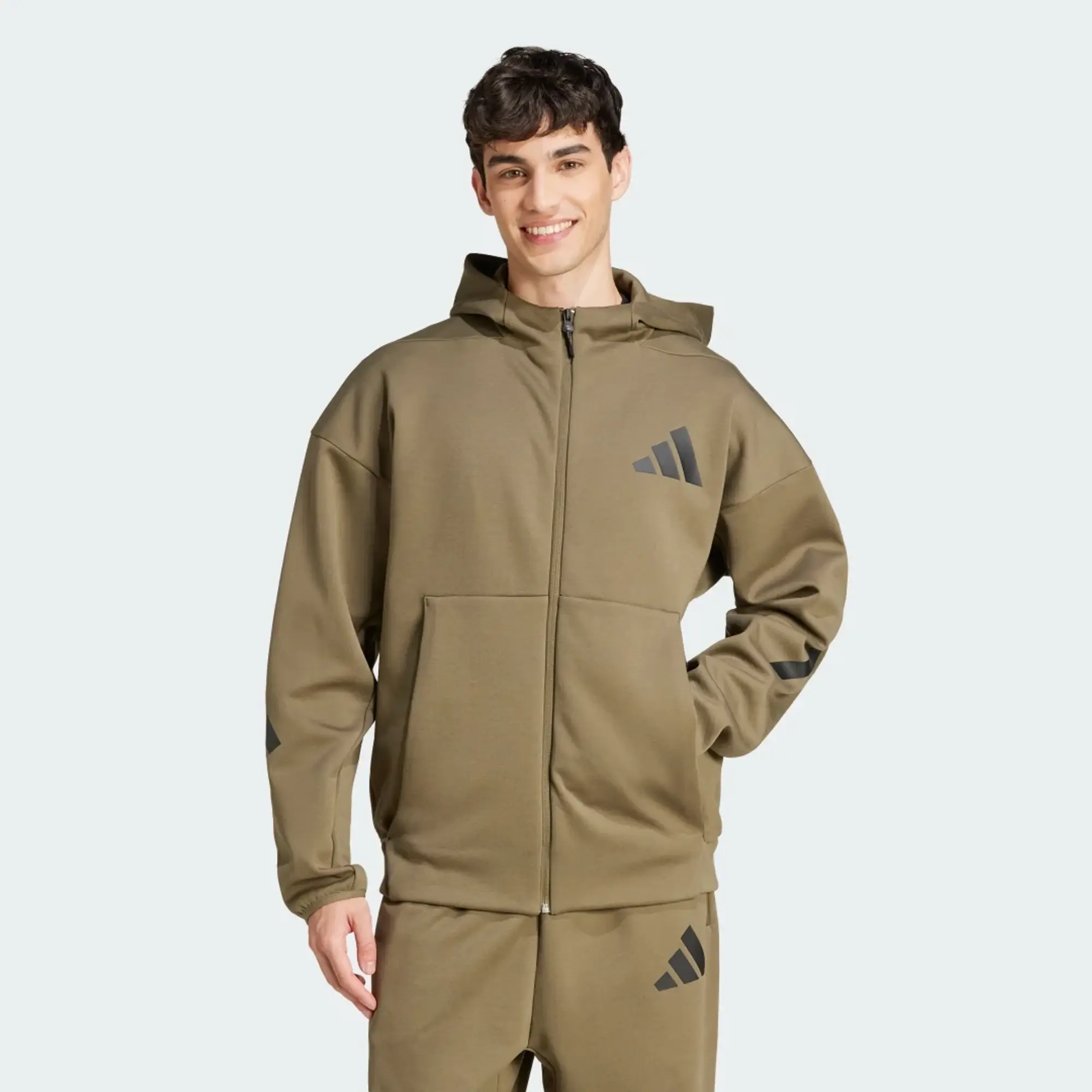 adidas Men Z.N.E. Full Zip Hooded Track Jacket