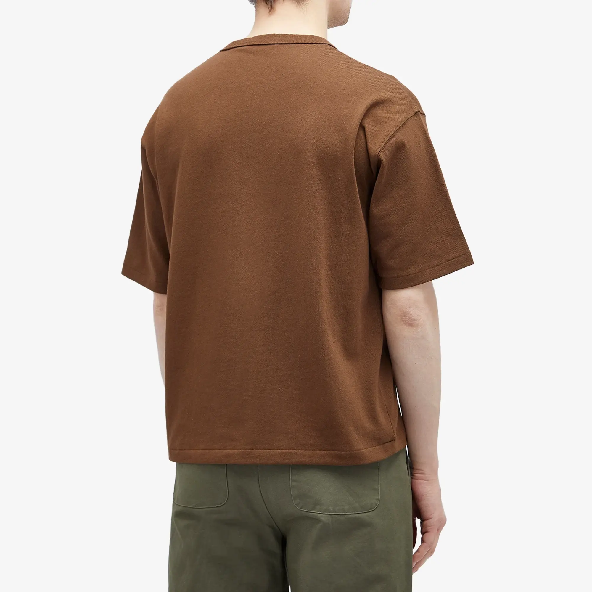 Polo Ralph Lauren Script Player Logo Heavyweight Relaxed Oversized T-Shirt In Brown