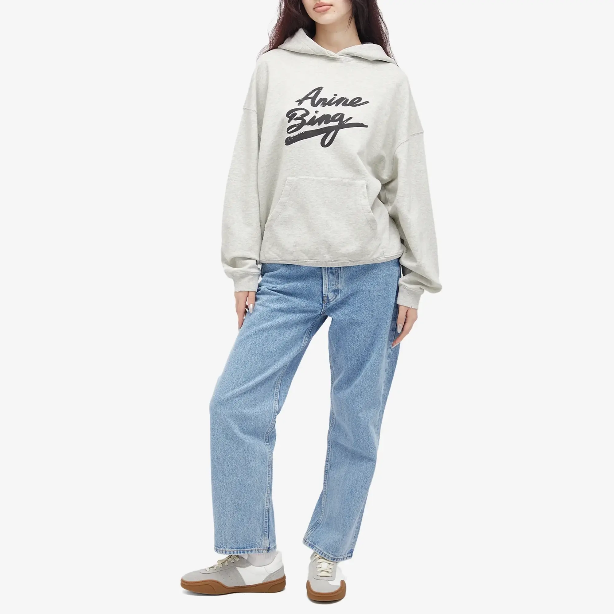 Anine Bing Women's Harvey Signature Sweatshirt Grey
