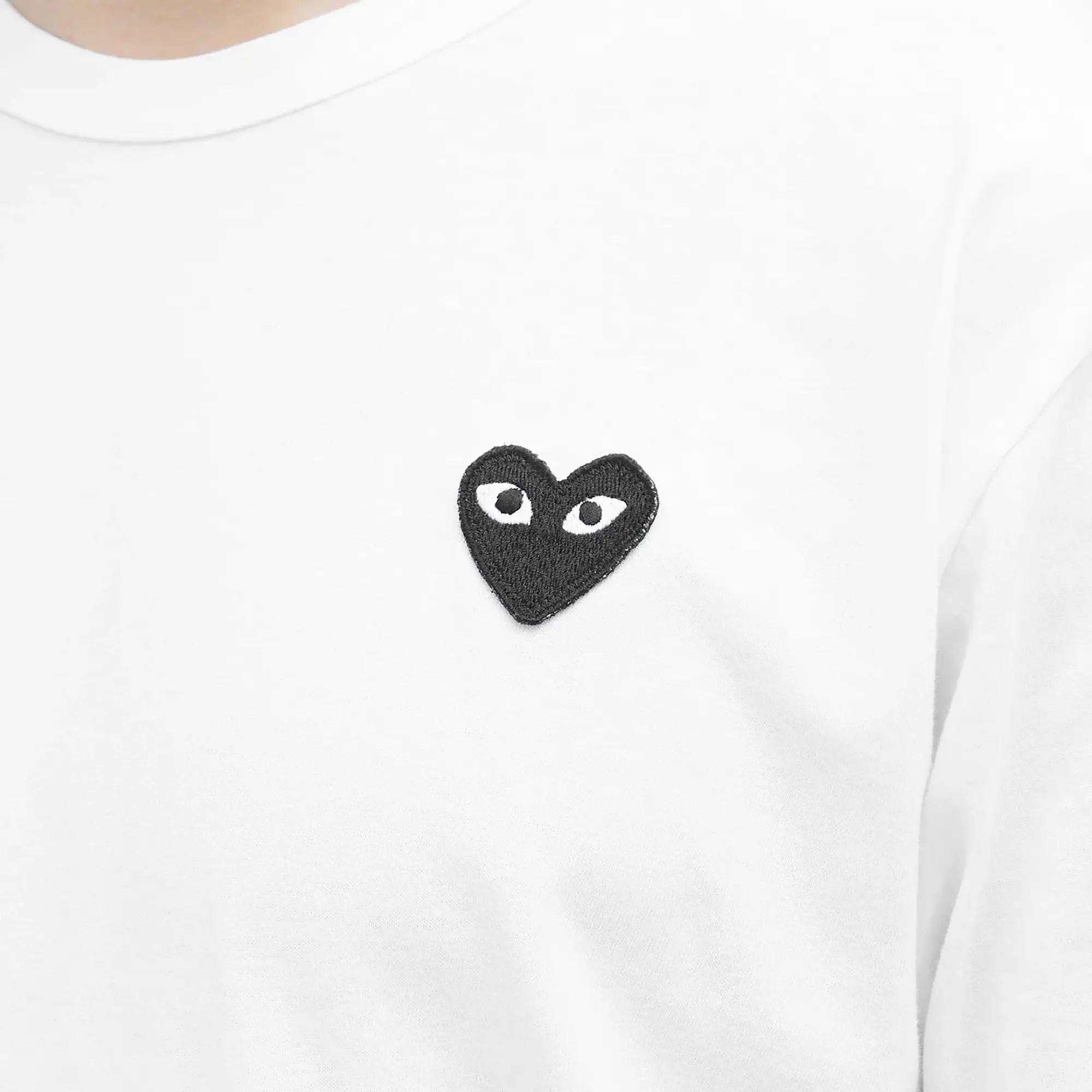 Comme des Garçons Play Men's Basic Logo T-Shirt White/Black