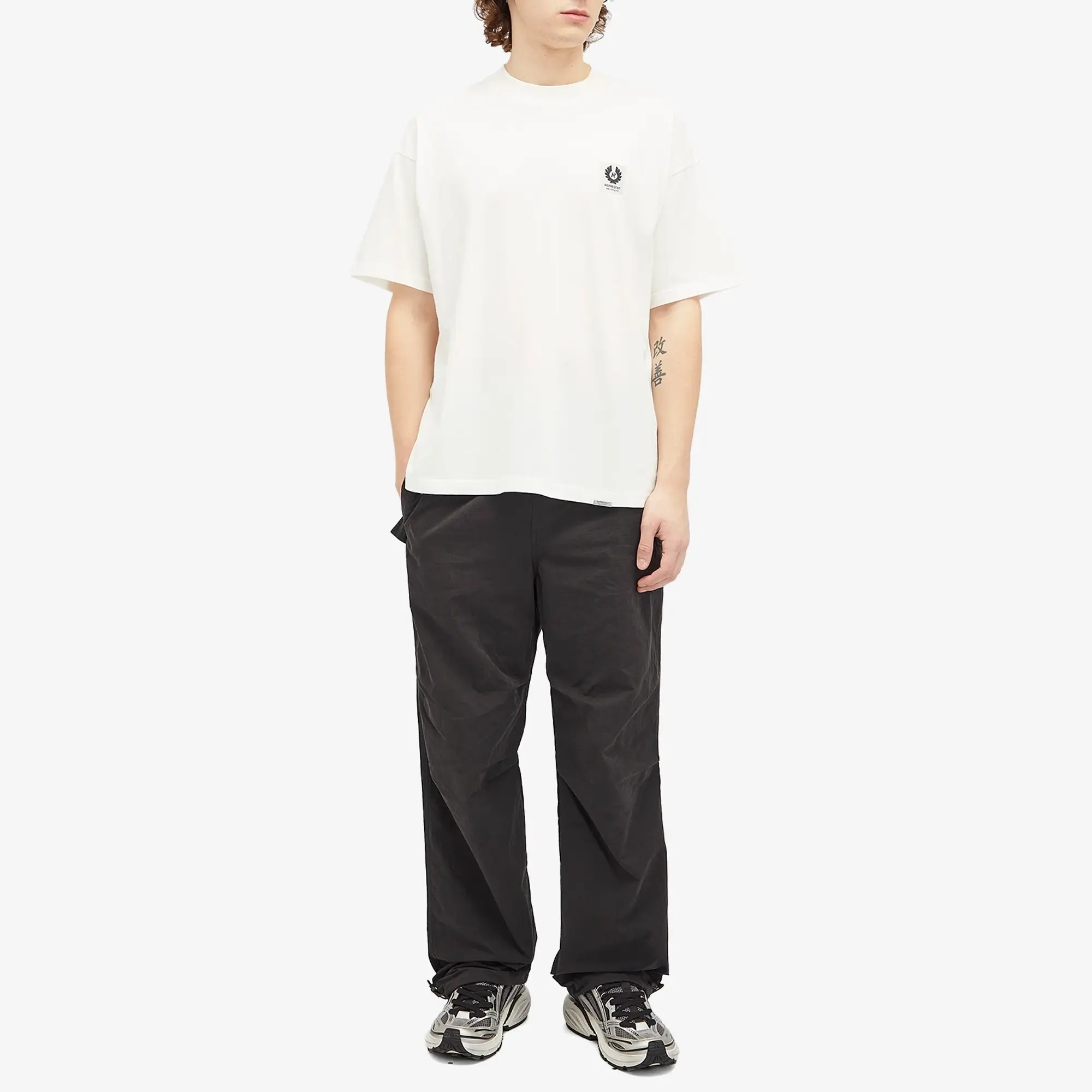 Represent Men's x Belstaff Patch T-Shirt Flat White