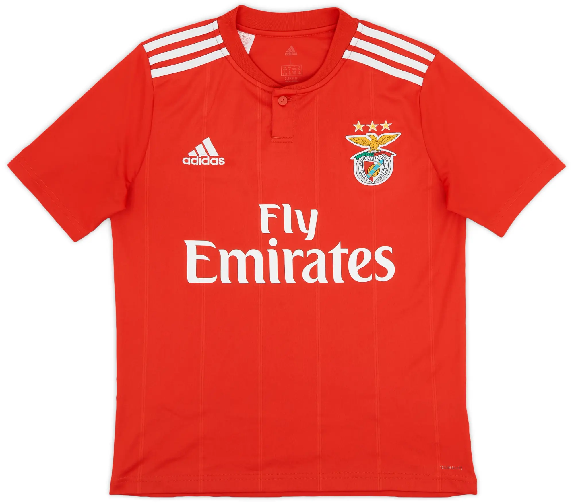 adidas 2018-19 Benfica Home Shirt - 8/10 - (L.Boys)