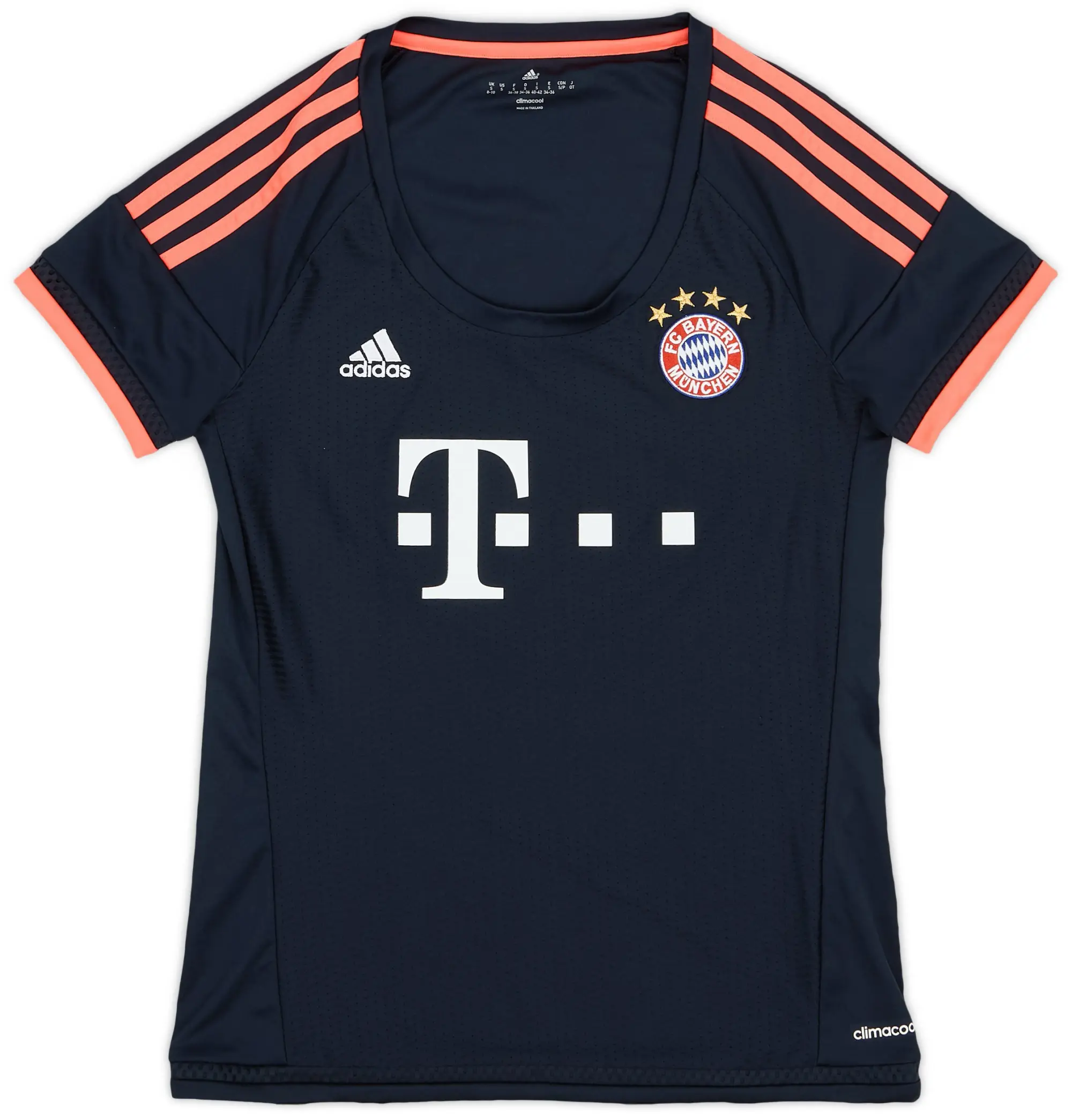 adidas 2015-16 Bayern Munich Third Shirt - 9/10 - (Women's S)