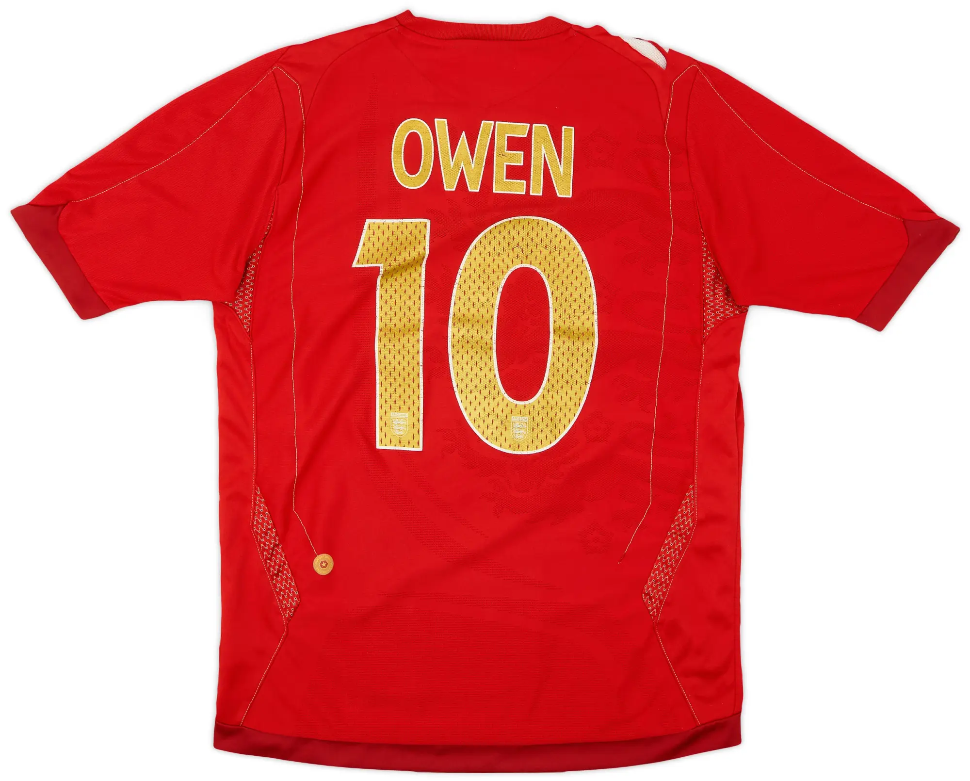 Umbro 2006-08 England Away Shirt Owen #10 - 4/10 - (S)
