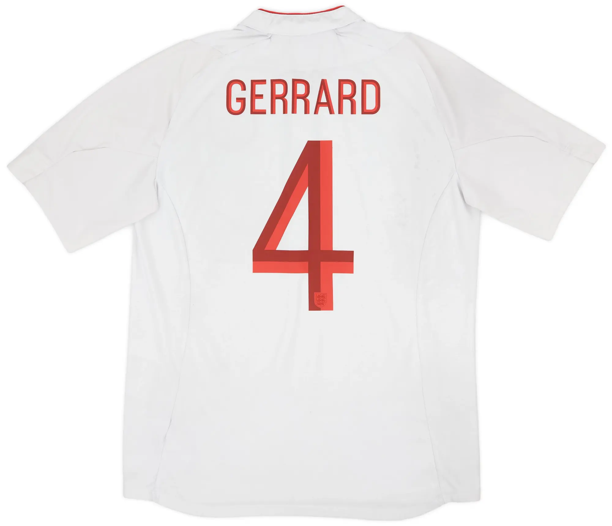 Umbro 2012-13 England Home Shirt Gerrard #4 - 5/10 - (L)