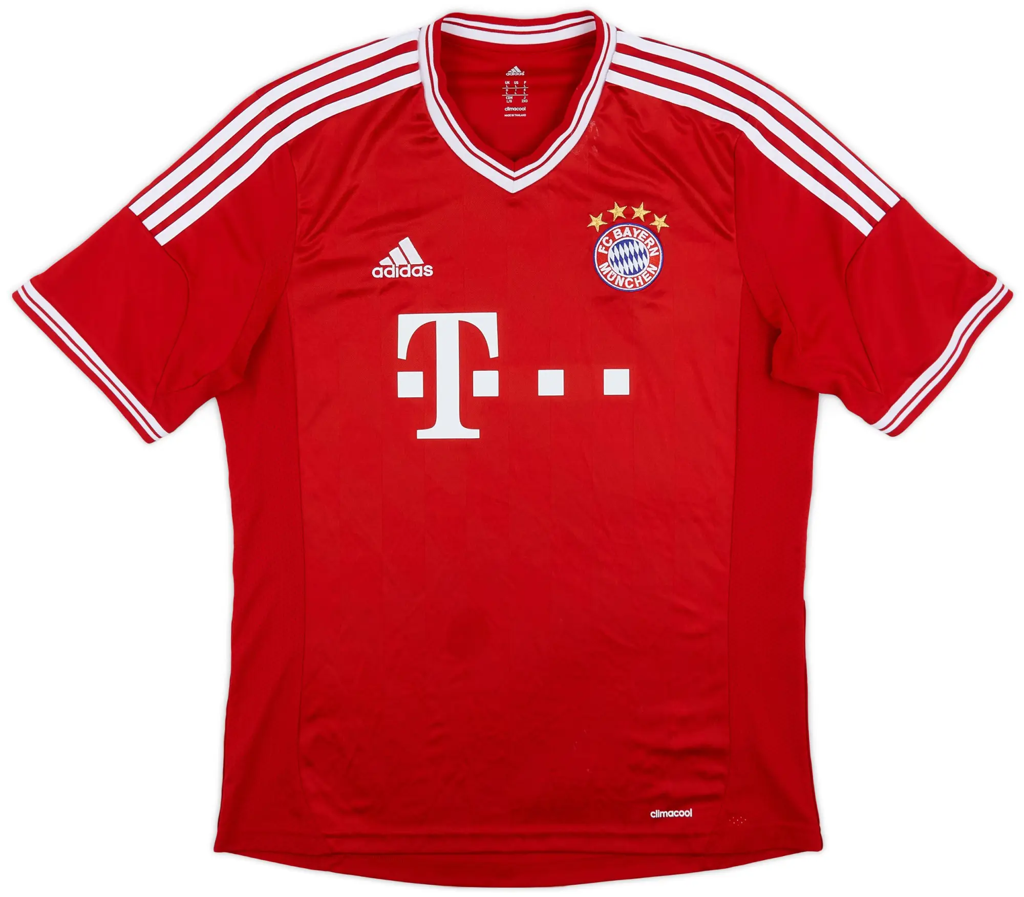 adidas 2013-14 Bayern Munich Home Shirt - 7/10 - (L)