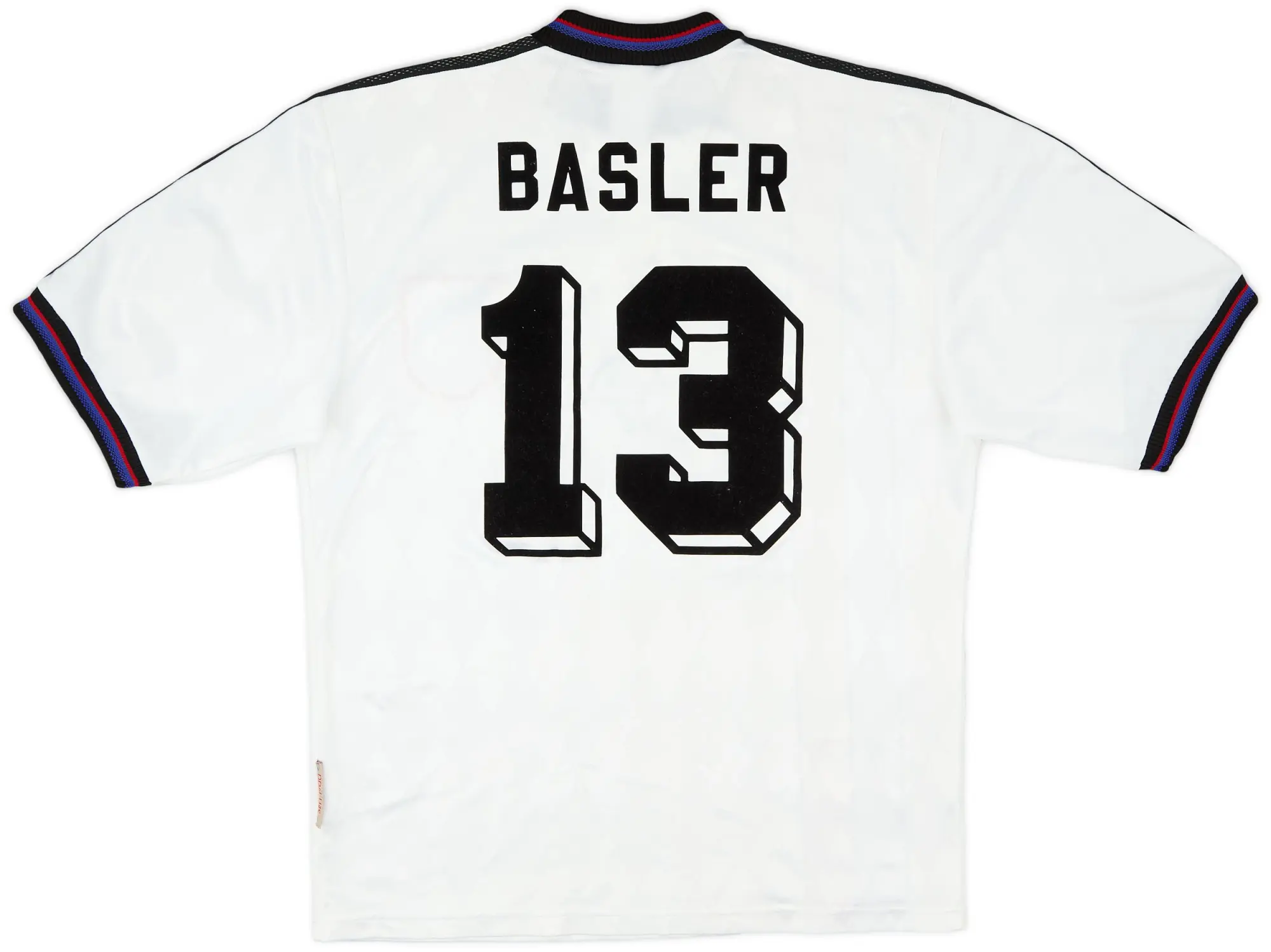 adidas 1996-98 Bayern Munich Away Shirt Basler #13 - 9/10 - (S)