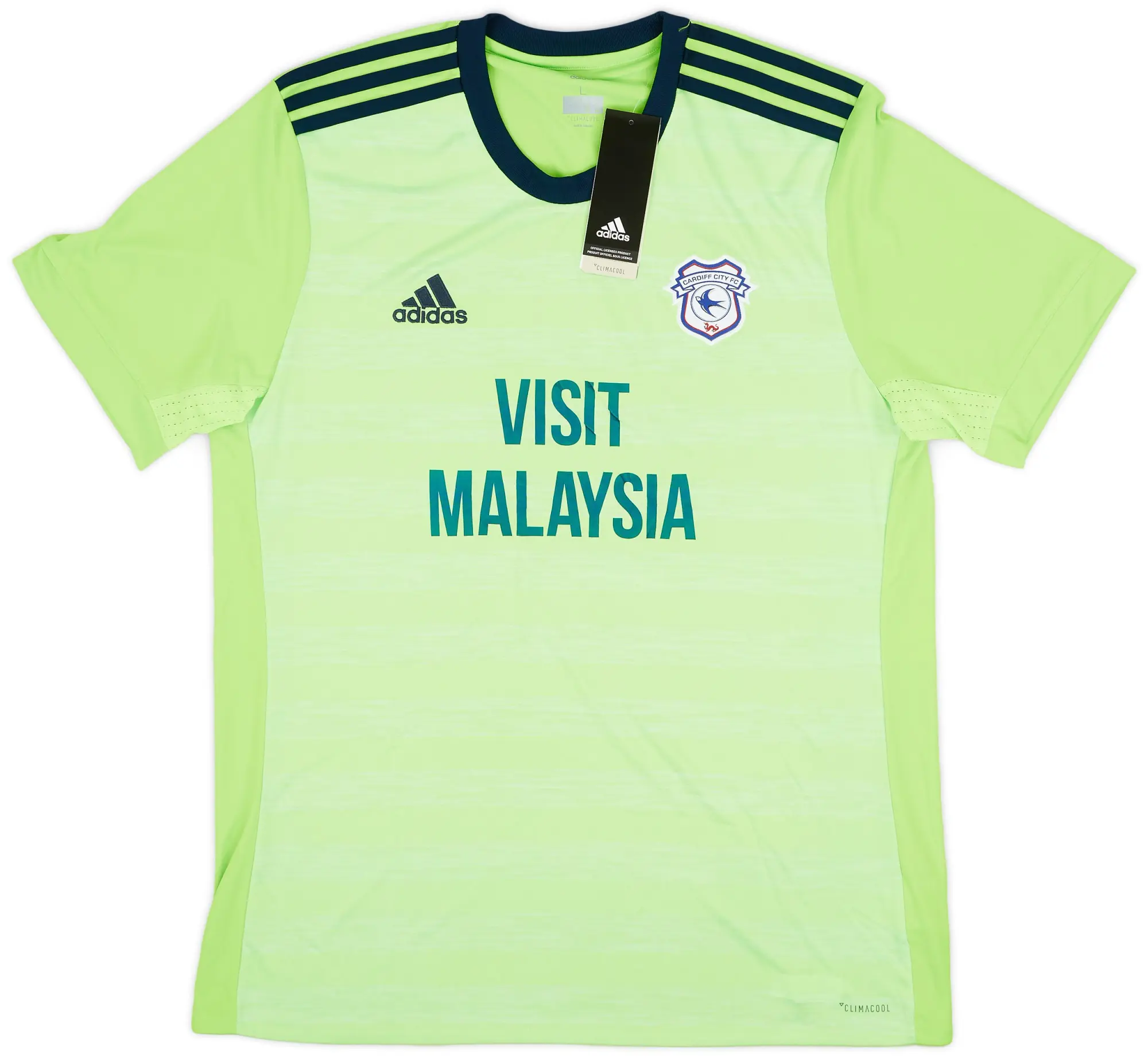 adidas 2017-18 Cardiff City Away Shirt (L)