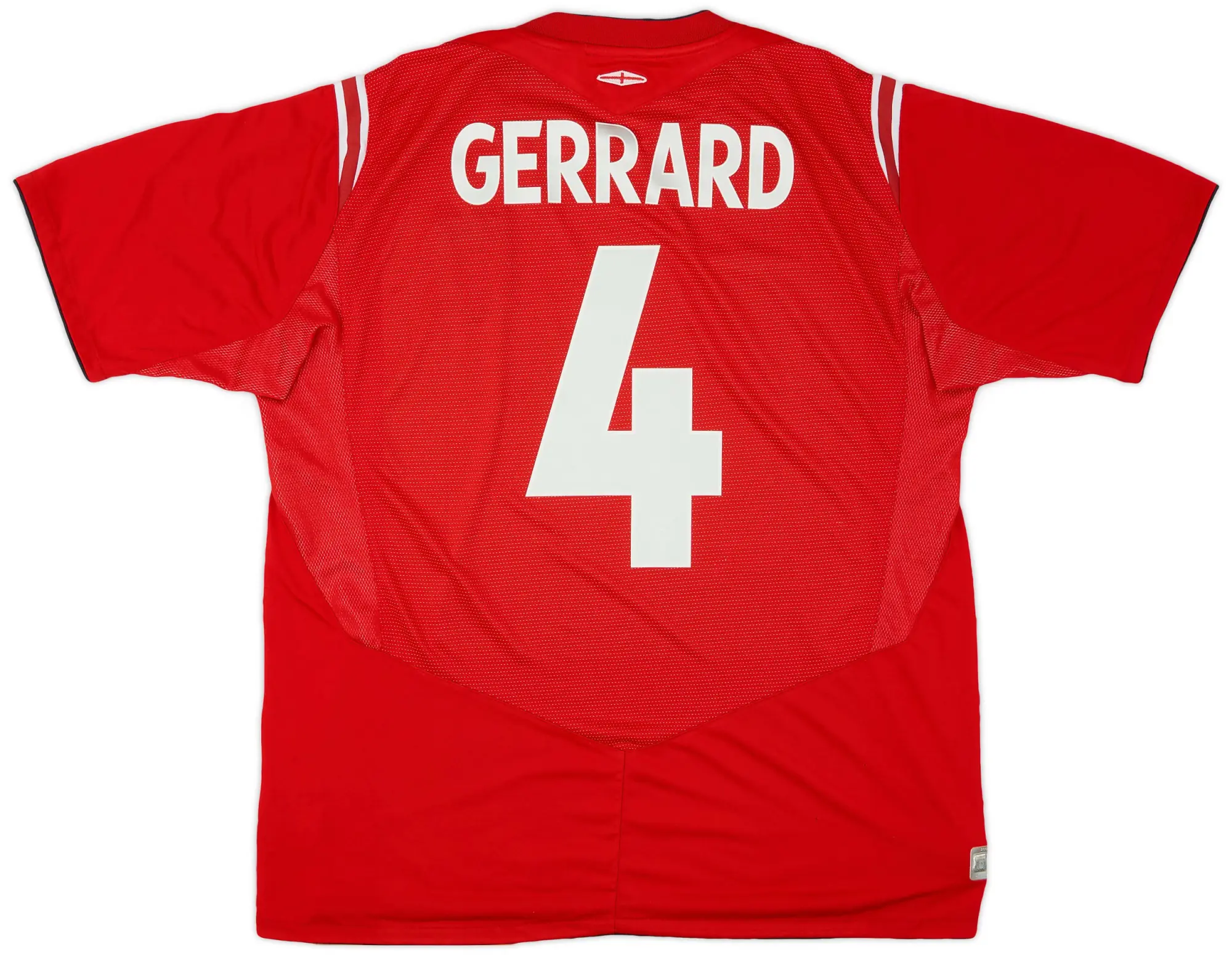 Umbro 2004-06 England Away Shirt Gerrard #4 - 5/10 - (XL)