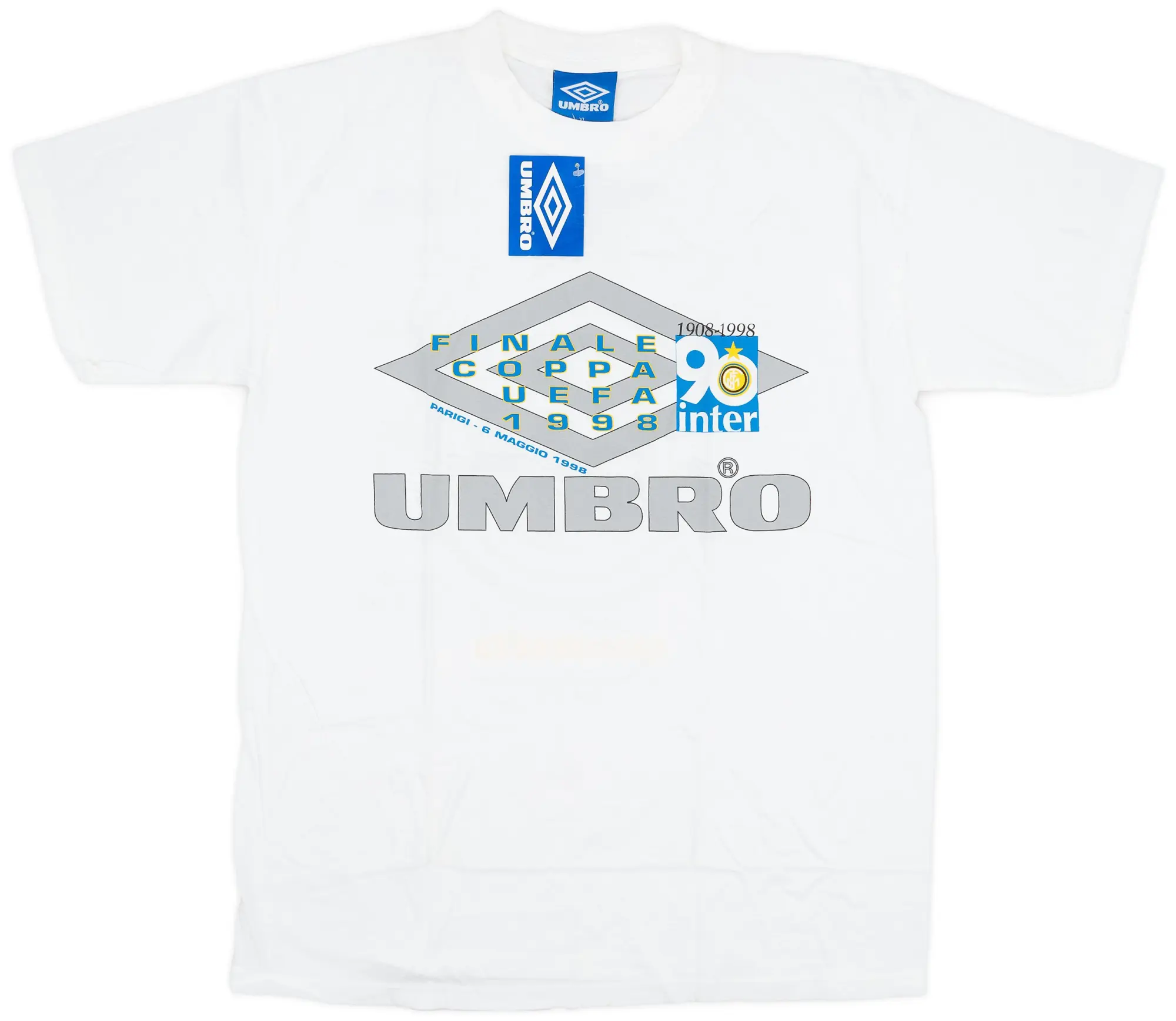 1998 Inter Milan Umbro 'Signed' Graphic Tee (XL)