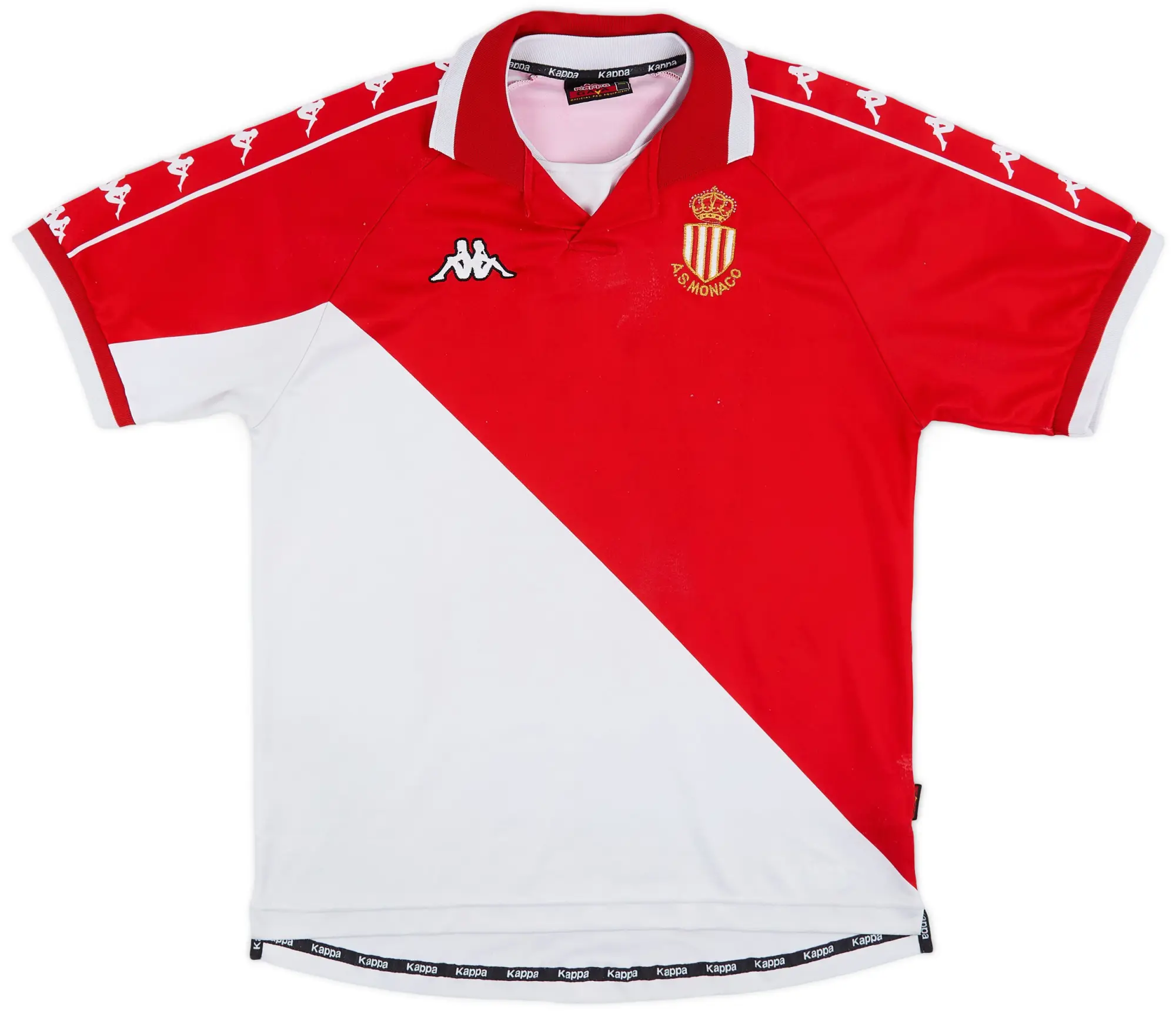 Kappa 2000-01 Monaco Home Shirt - 8/10 - (L)