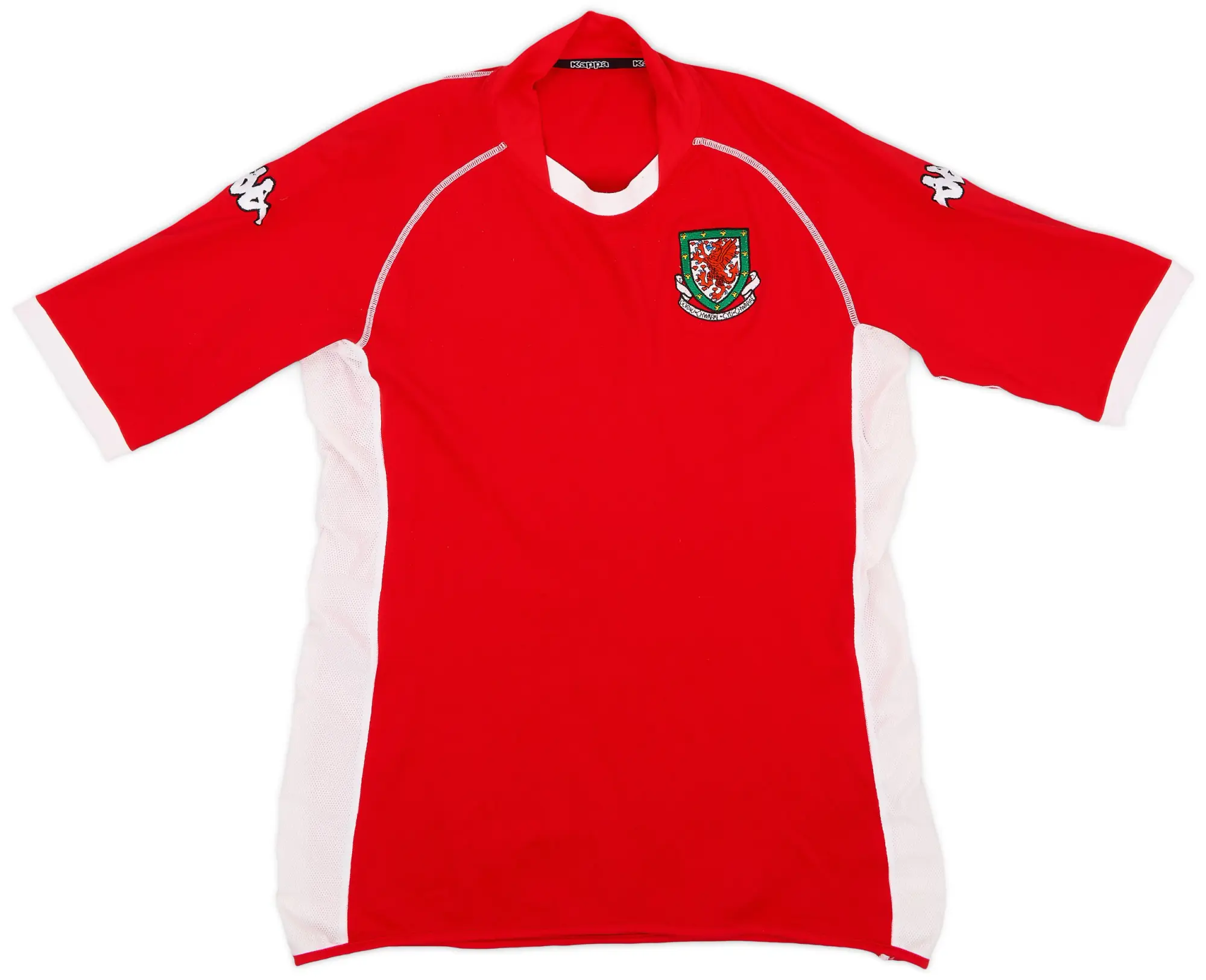 Kappa 2002-04 Wales Home Shirt - 8/10 - (L)