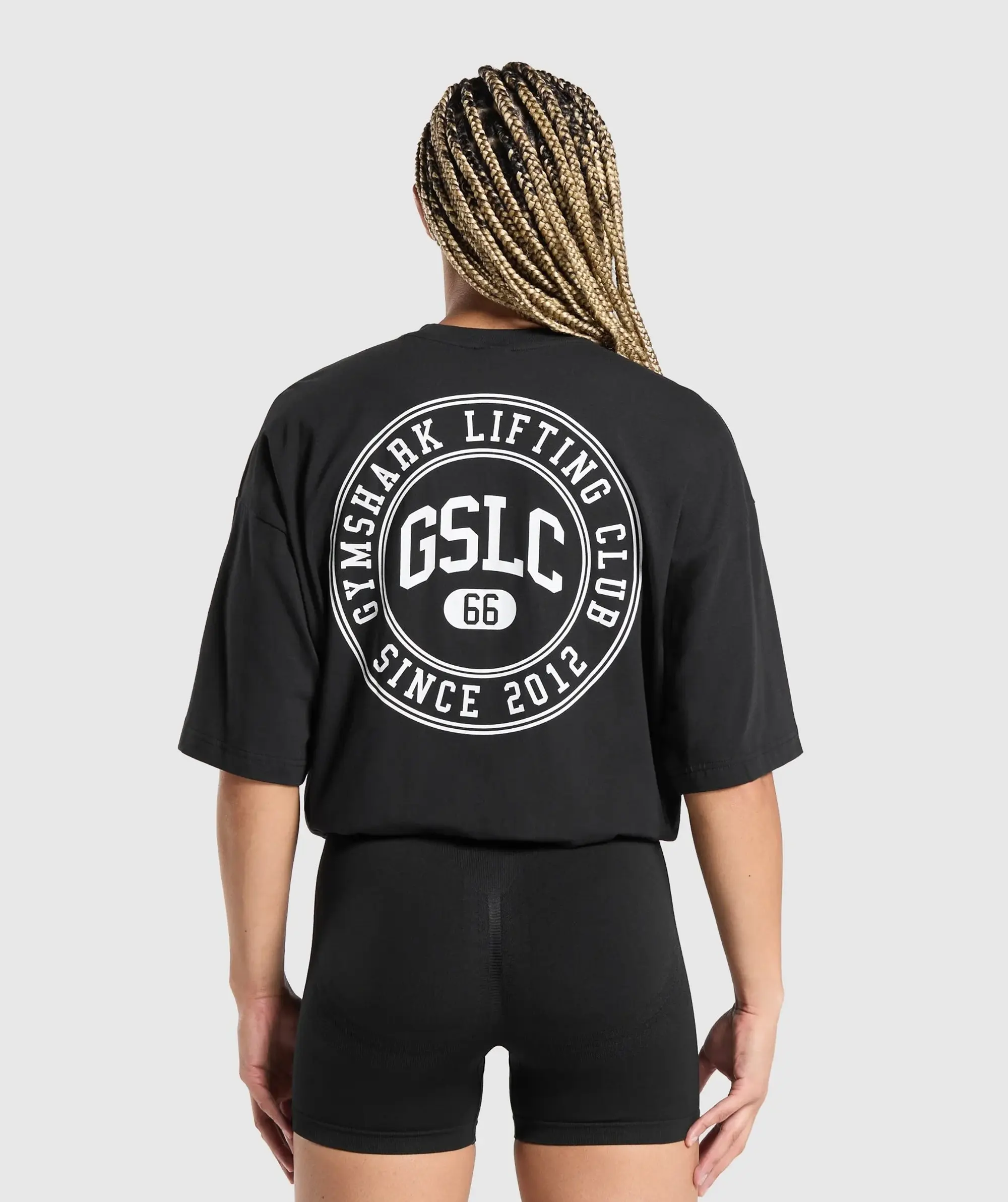 Gymshark GSLC Weight Graphic T-Shirt - Black