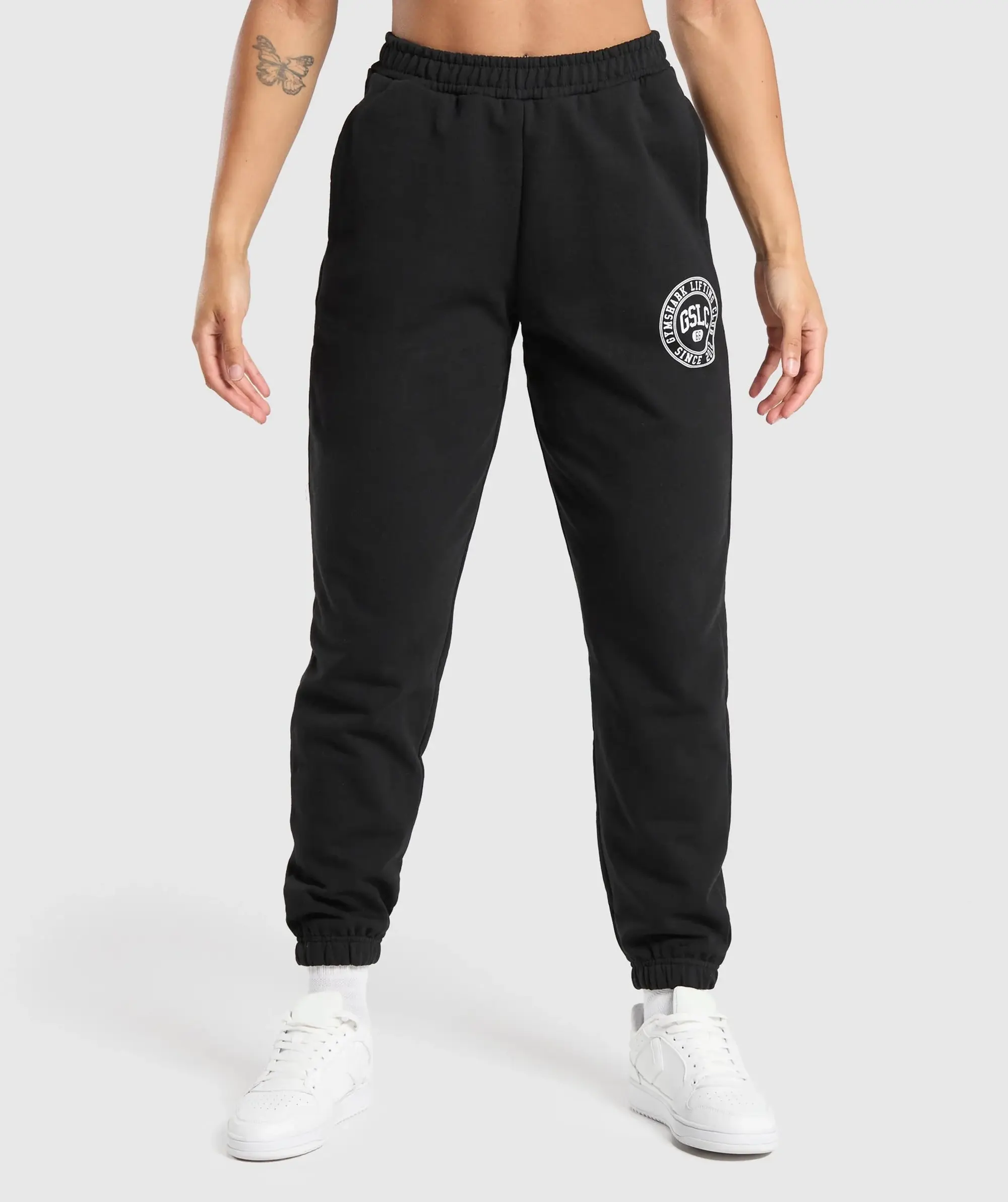 Gymshark GSLC Weight Graphic Pants - Black