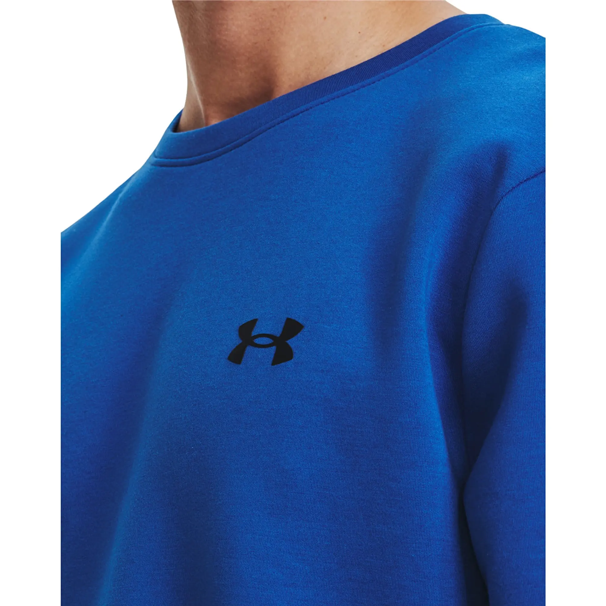 Sweatshirt Under Armour Unstoppable Fleece Crew Blue Xxxl