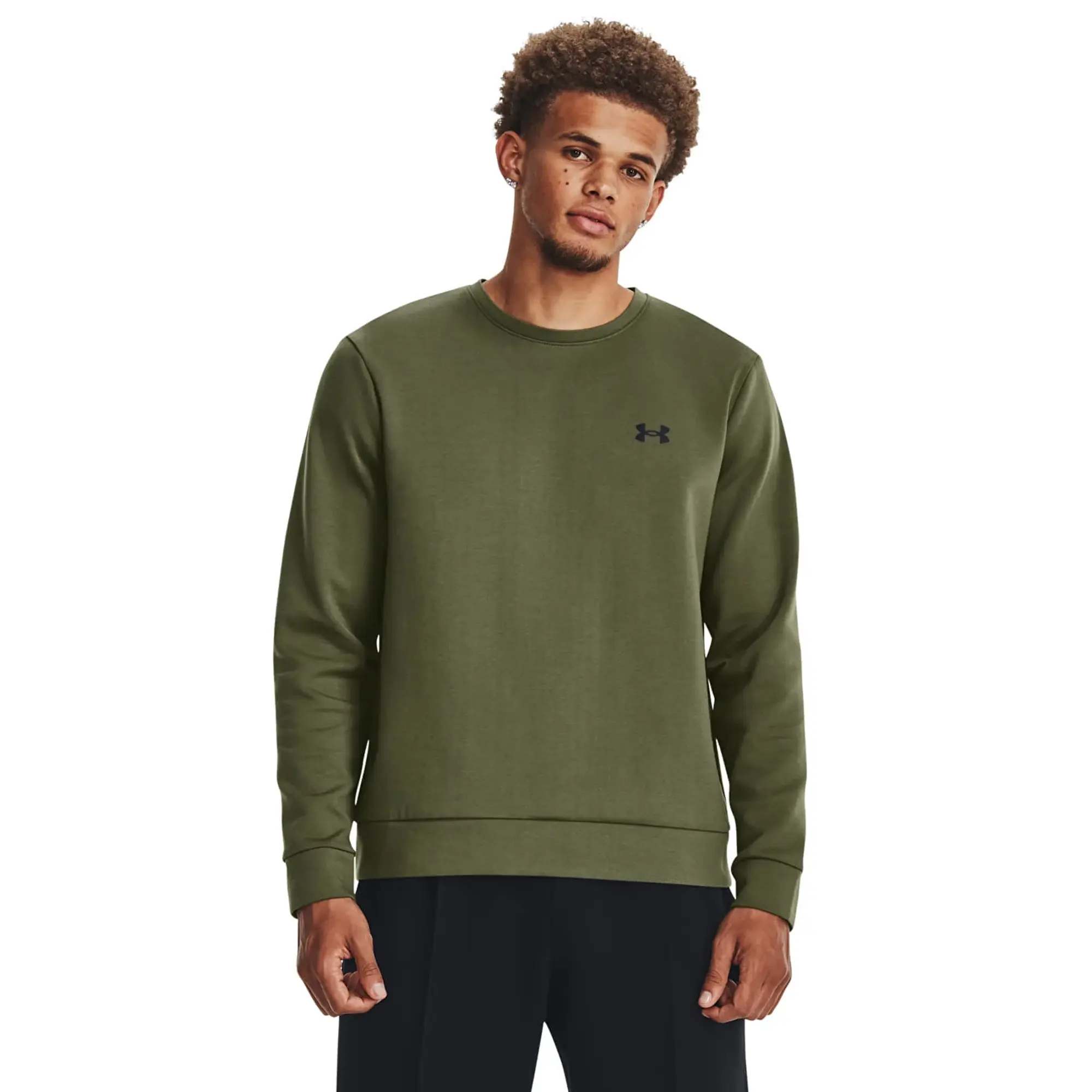 T-Shirt Under Armour Unstoppable Fleece Crew Green Xl