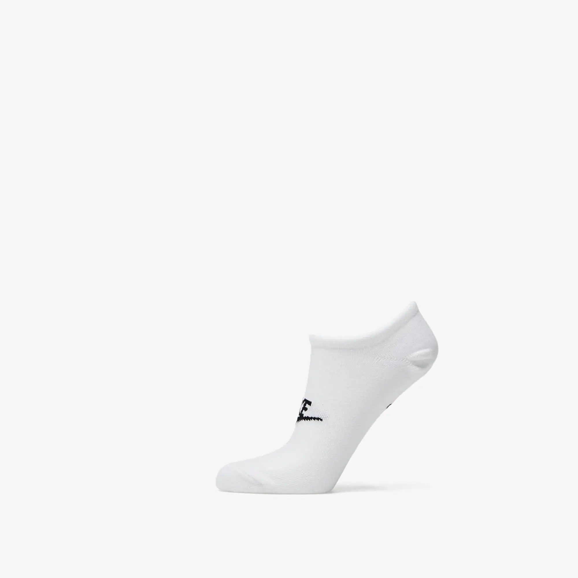 Nike Sportswear Everyday Essential No Show Socks 3-Pack White/ Black M