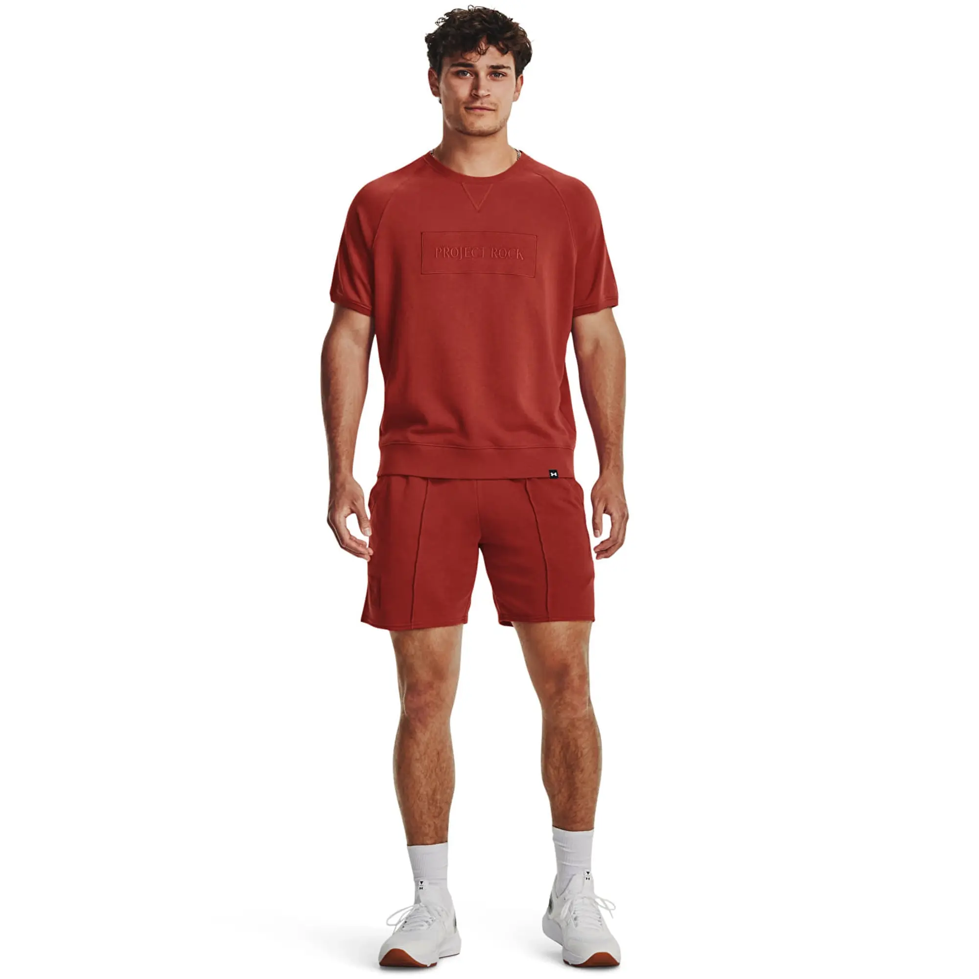 T-Shirt Under Armour Pjt Rock Terry Gym Top Red L