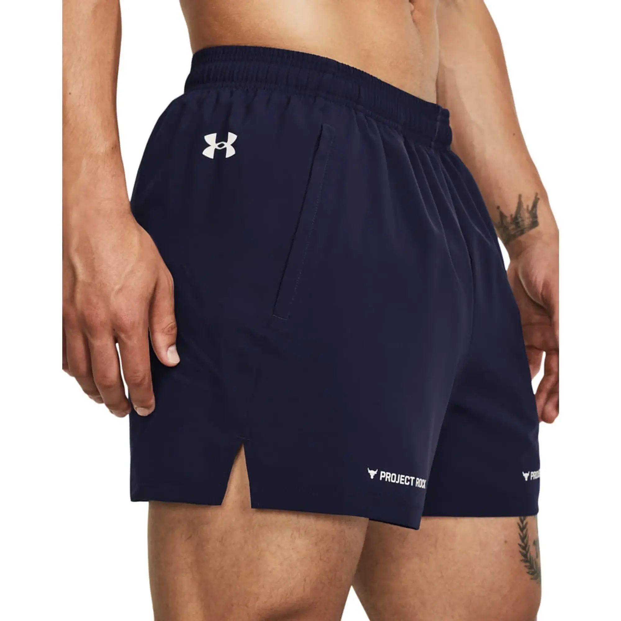 Shorts Under Armour Pjt Rock 5In Woven Short Blue Xxl