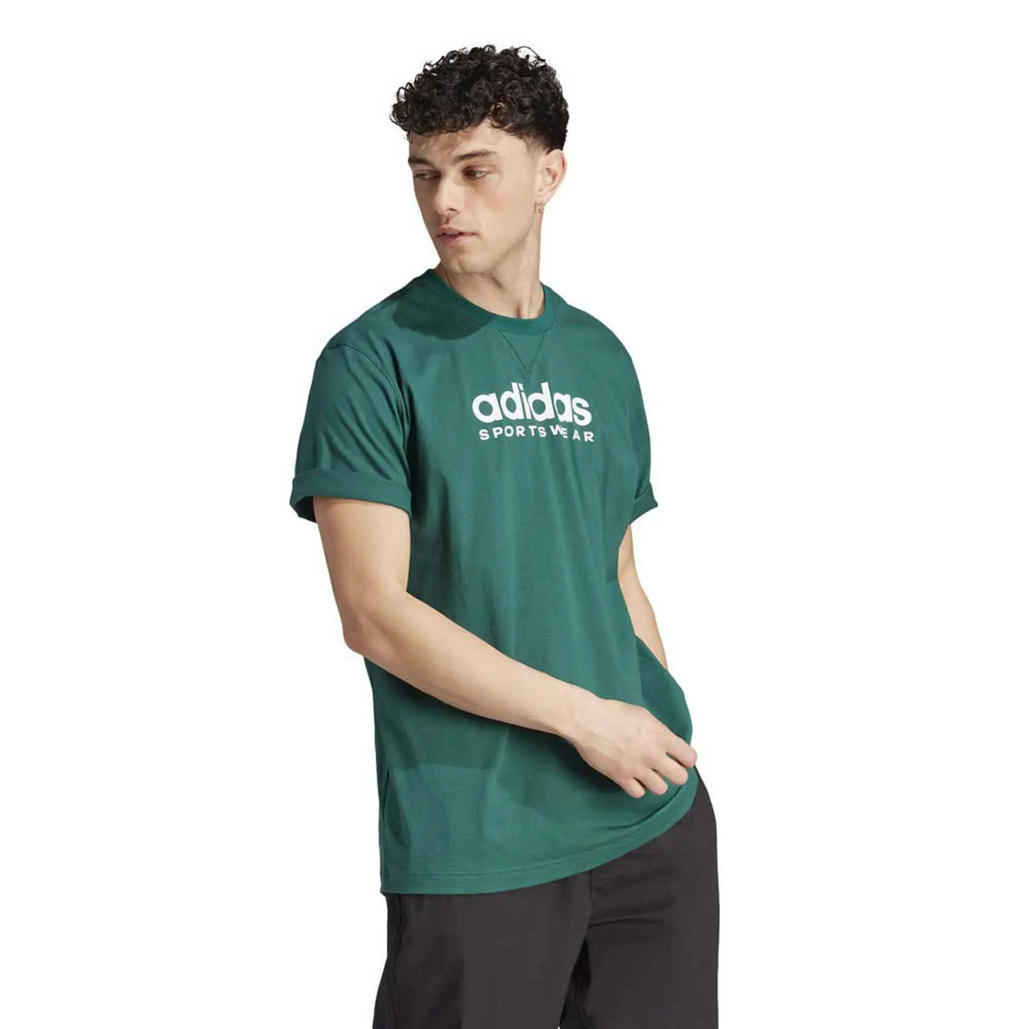 adidas  ALL SZN G T  men's T shirt in Green