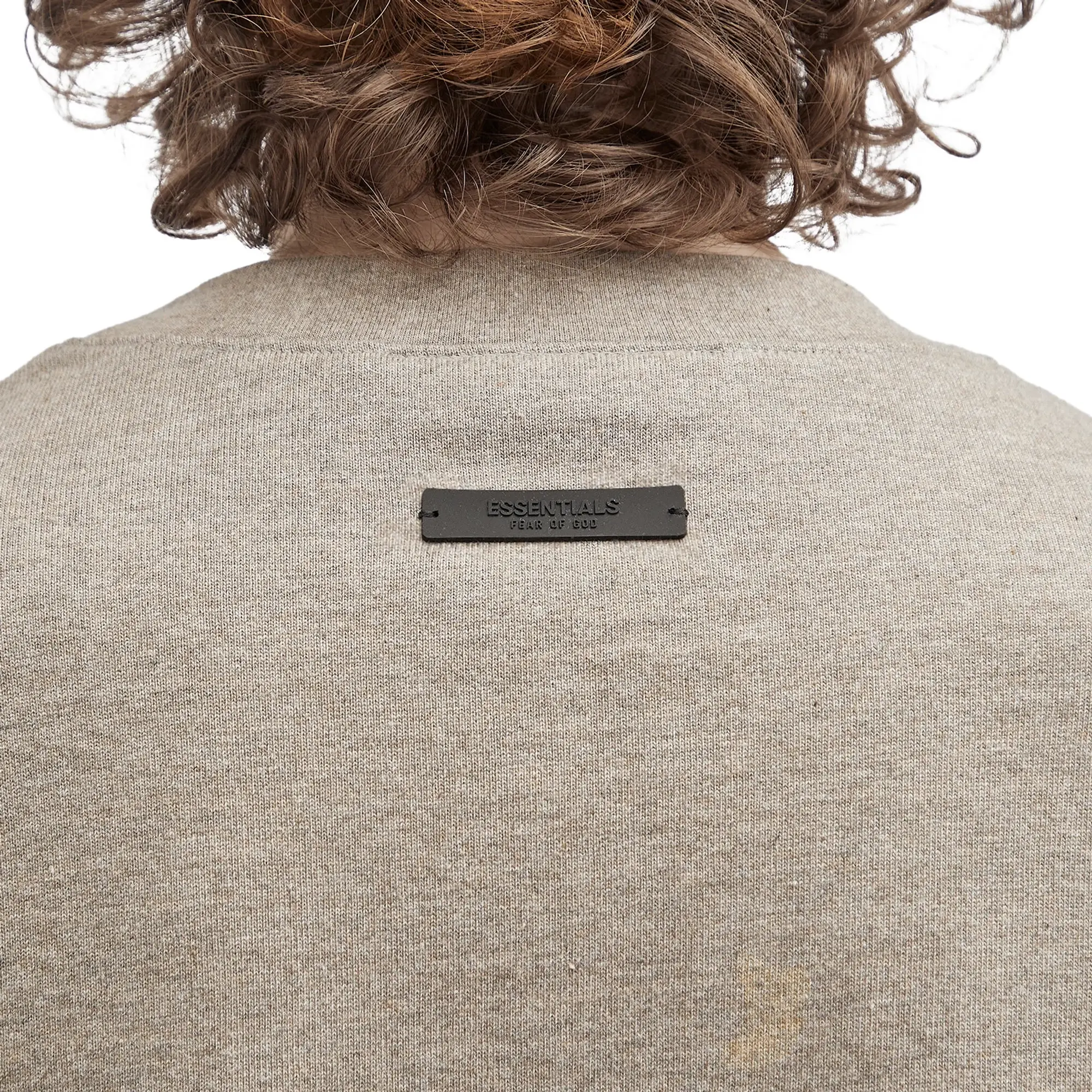 Fear of God ESSENTIALS Men's University Long Sleeve T-Shirt Heather Grey