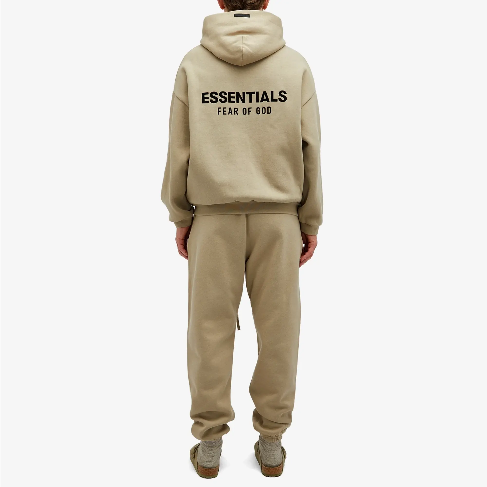 国内発送☆FEAR OF GOD☆FLEECE HOODIE/DESERT Asics Fear of God ESSENTIALS Men's Core Logo Fleece Hoodie
