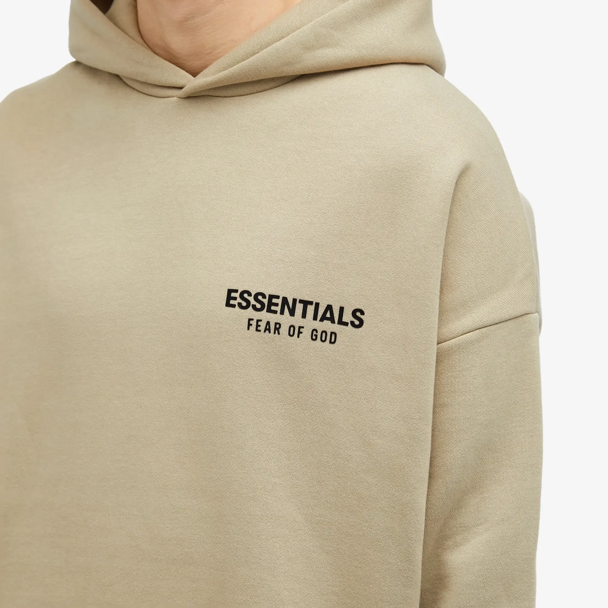 国内発送☆FEAR OF GOD☆FLEECE HOODIE/DESERT Asics Fear of God ESSENTIALS Men's Core Logo Fleece Hoodie