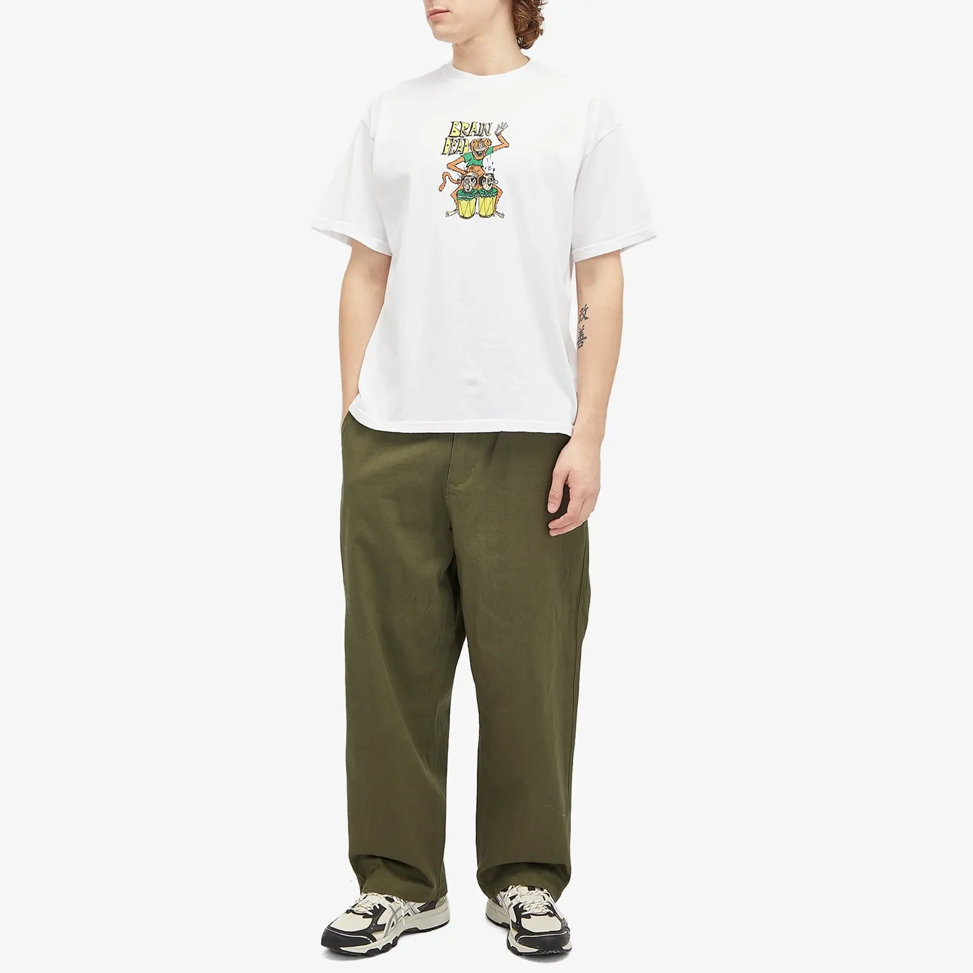 Brain Dead Men's Bongo Brain T-Shirt White