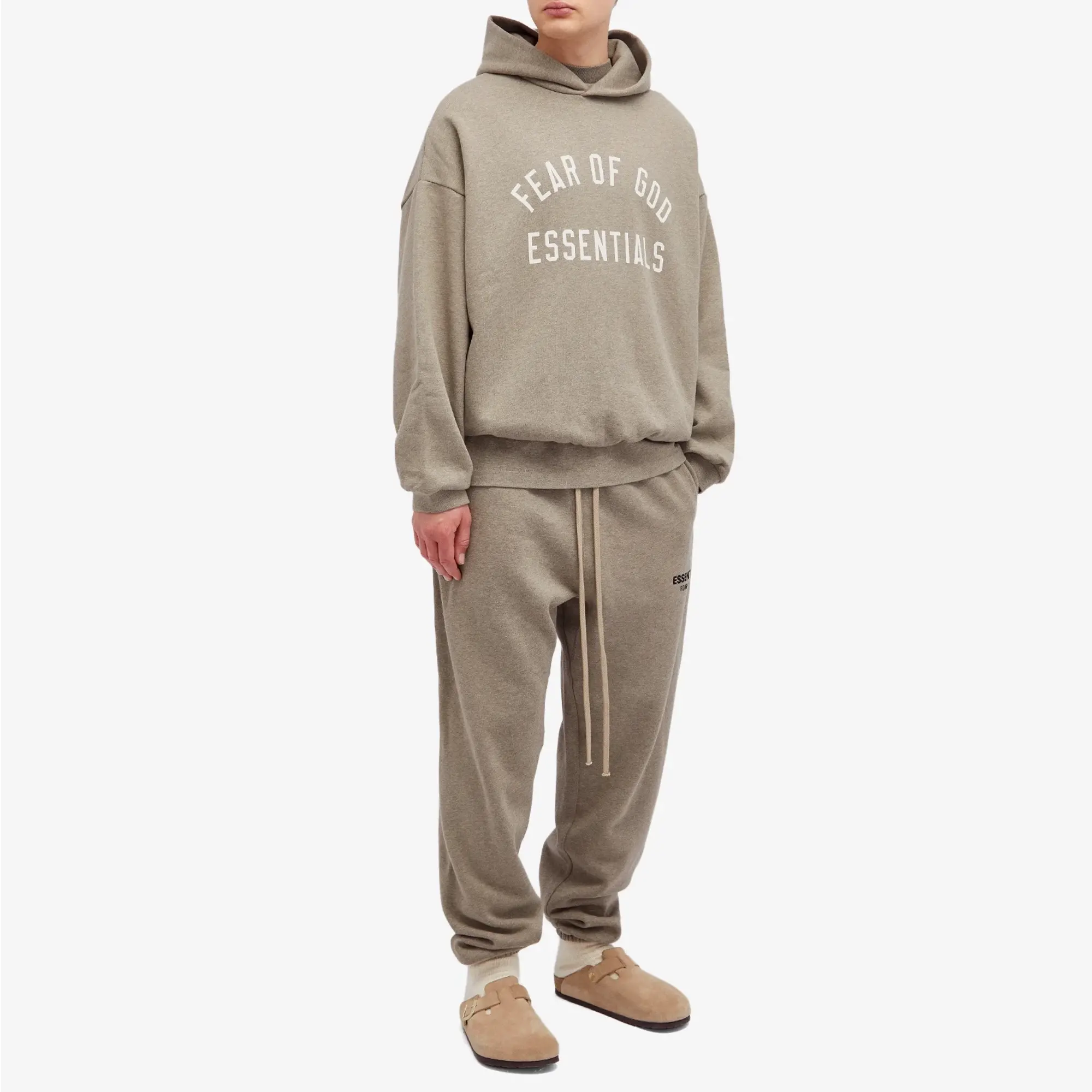 Asics Fear of God ESSENTIALS Men's Core Logo Fleece Essential Sweat Pant Heather Grey