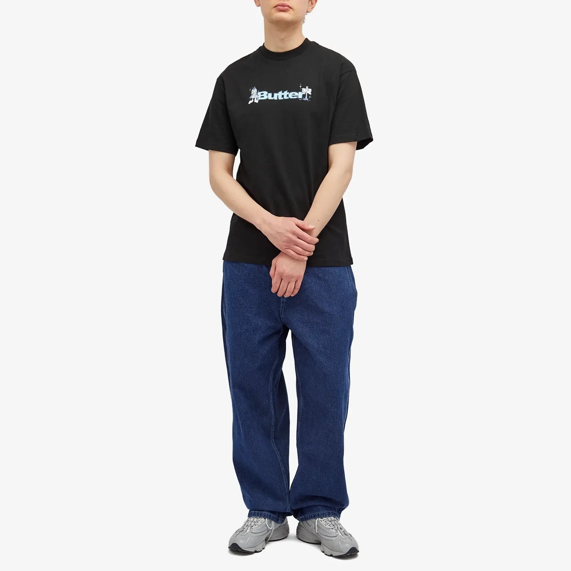 Butter Goods Men's Quest Logo T-Shirt Black