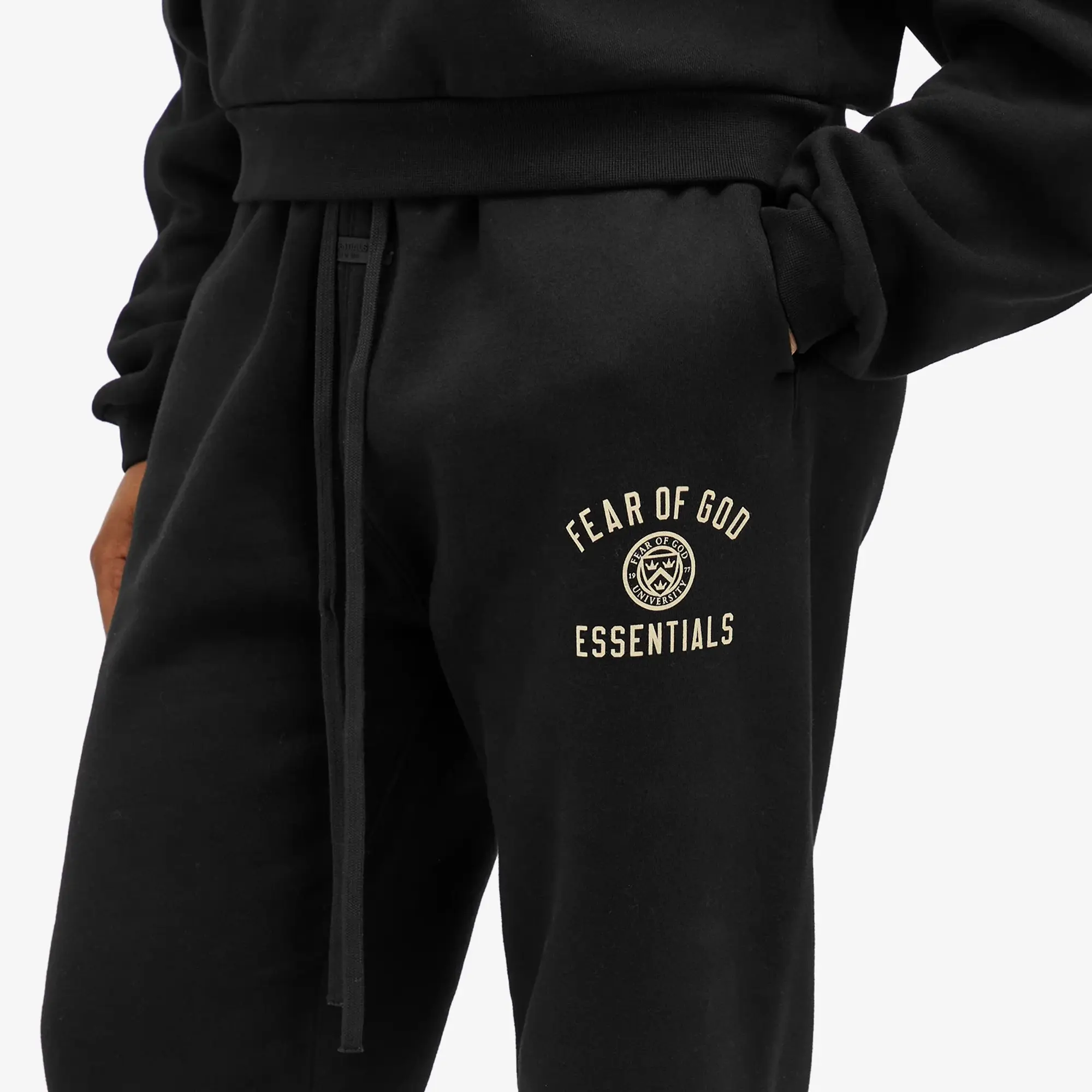 Fear of God ESSENTIALS Women's Fleece Sweatpants Black