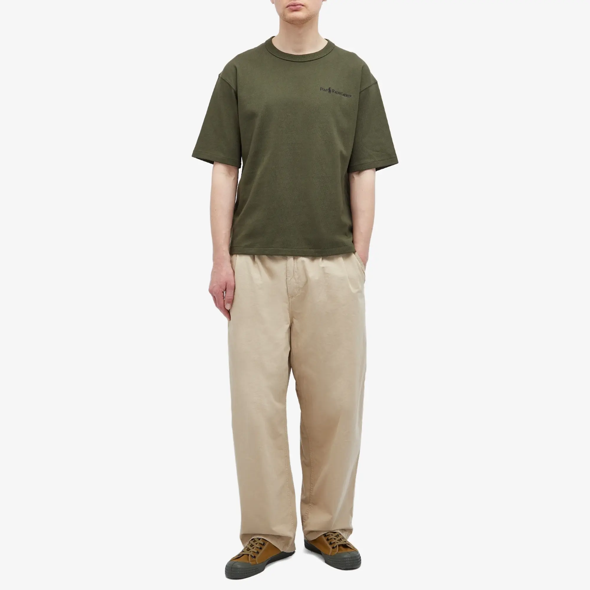 Polo Ralph Lauren Men's Relaxed Fit Embroidered Logo T-Shirt Armadillo