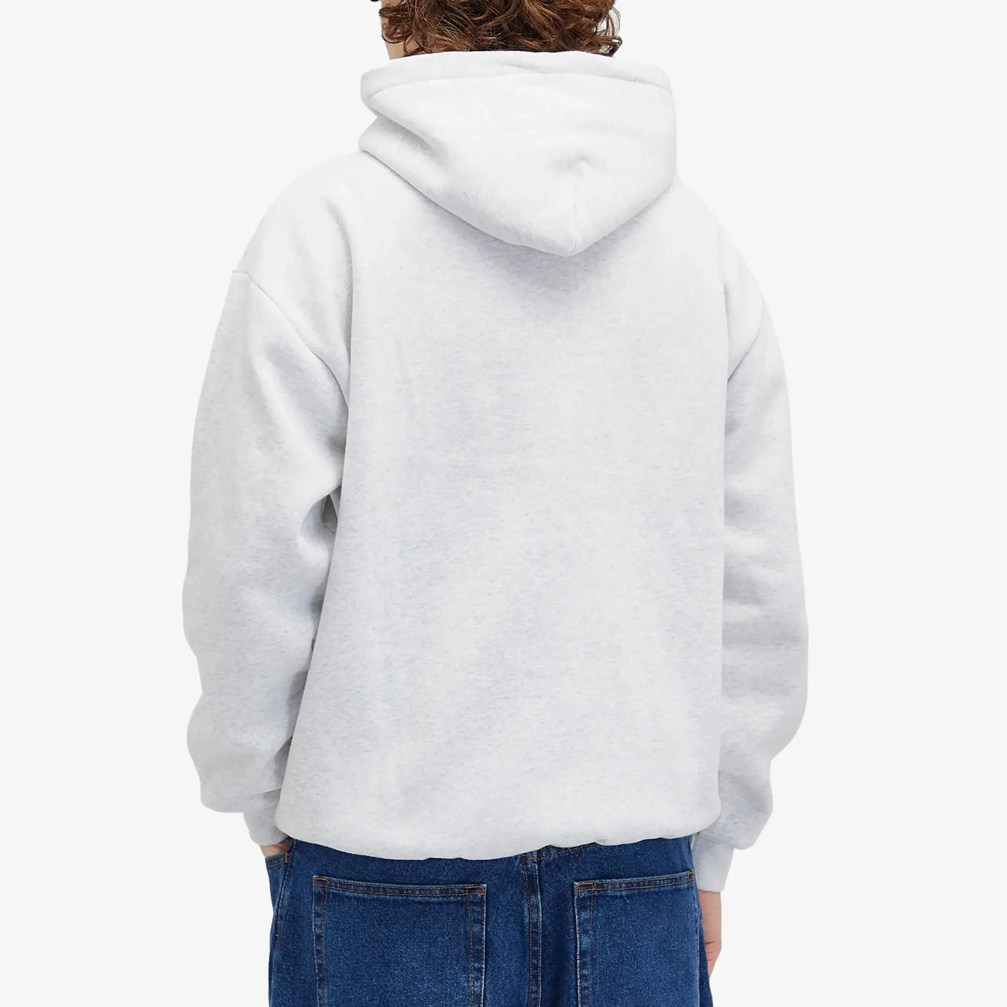 Butter Goods Men's Denim Logo Applique Hoodie Ash