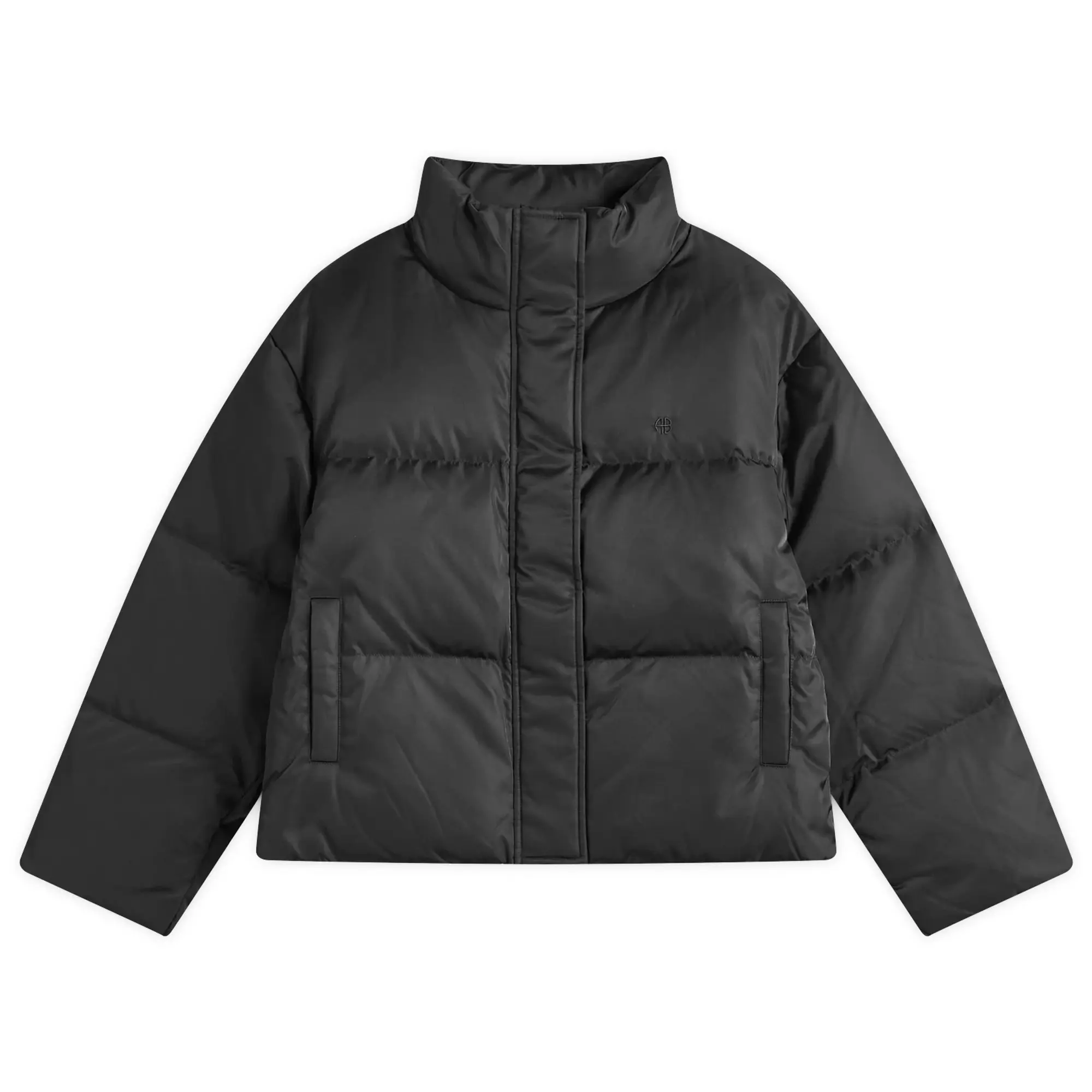 Anine Bing Women's Dorian Puffer Jacket Black