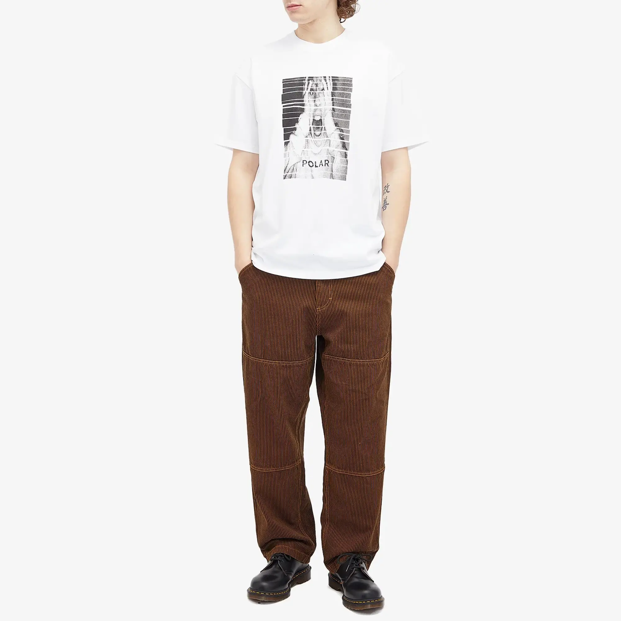 Polar Skate Co. Men's Scream T-Shirt White