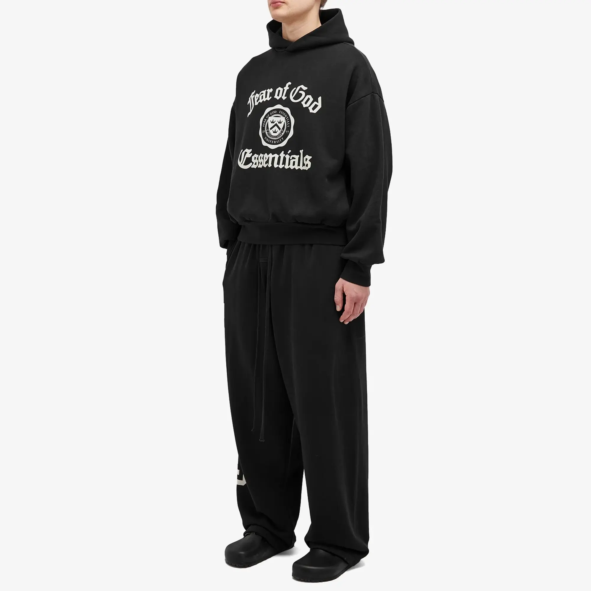 Fear of God ESSENTIALS Men's Heavy Fleece Relaxed Sweat Pants Black