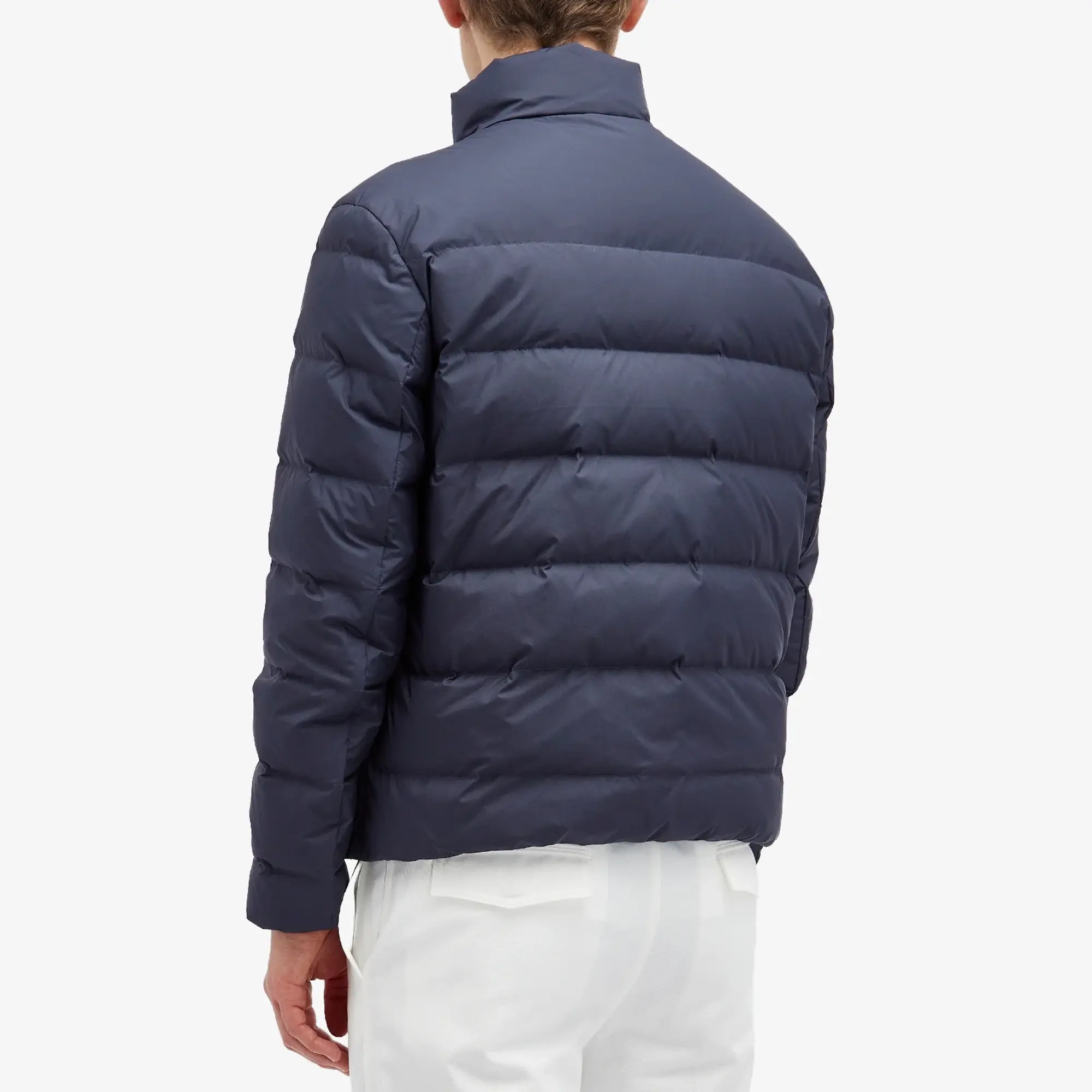 Gucci Men's Logo Lightweight Down Jacket Navy