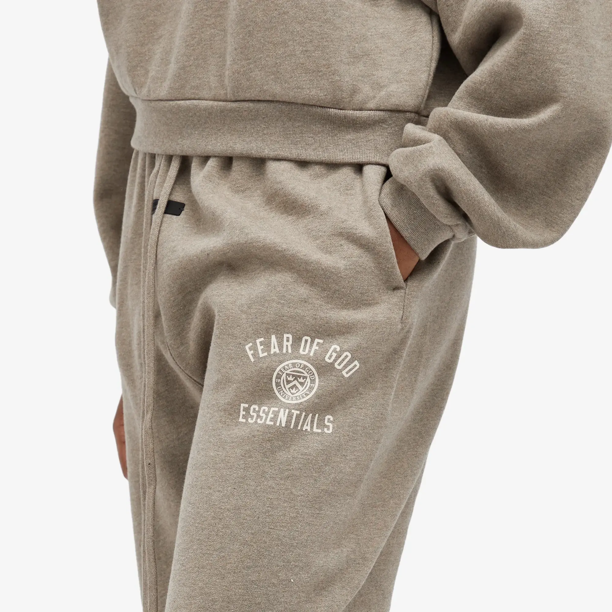 Fear of God ESSENTIALS Women's Fleece Sweatpants Heather Gray