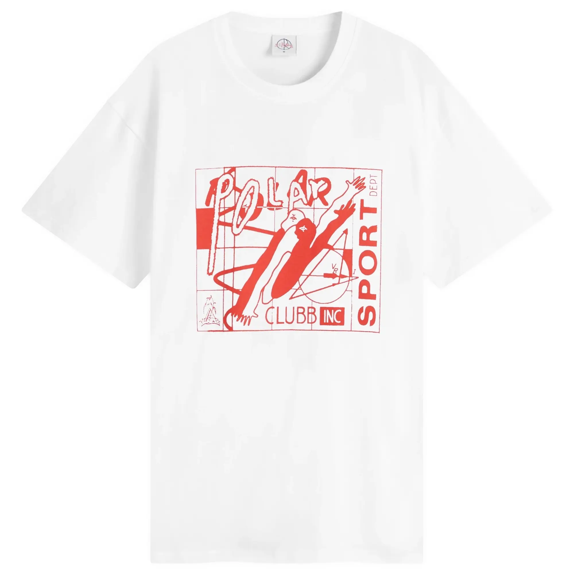 Polar Skate Co. Men's Clubb Inc T-Shirt White