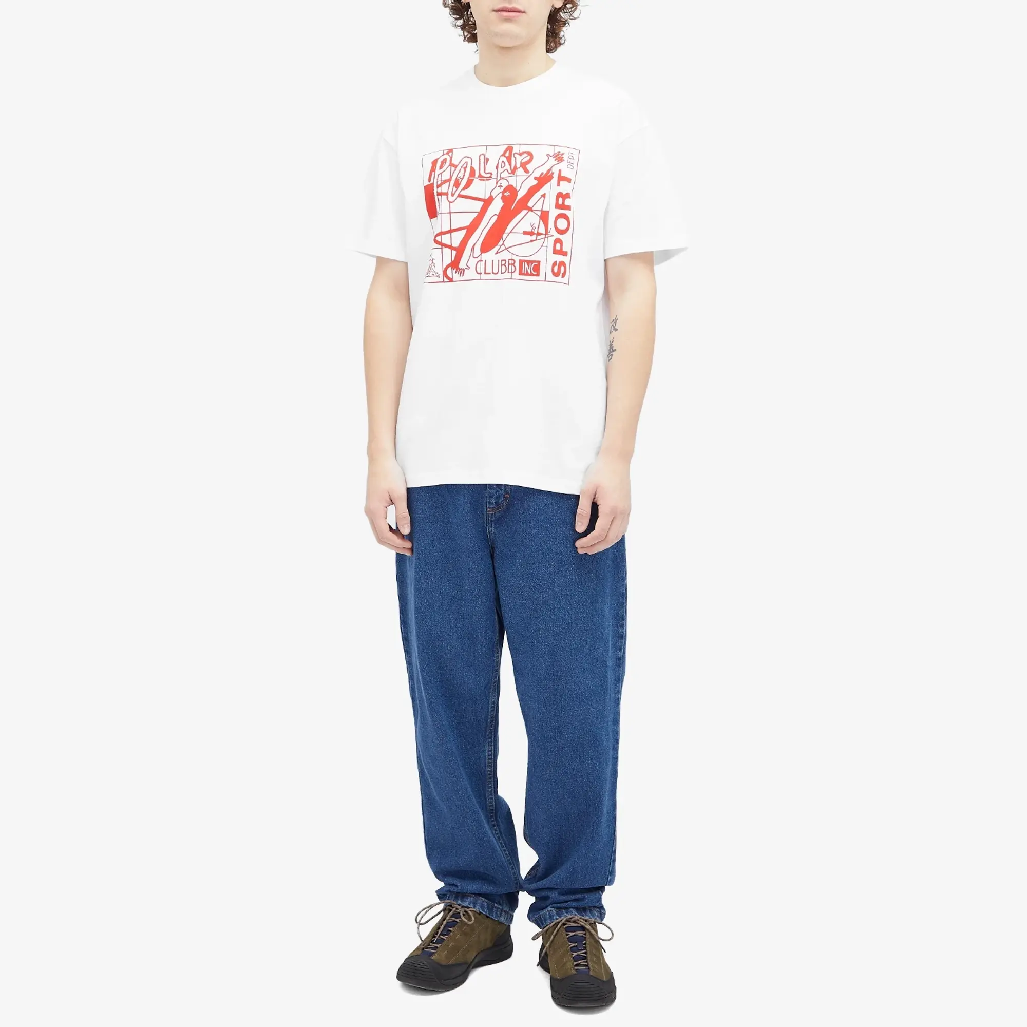 Polar Skate Co. Men's Clubb Inc T-Shirt White