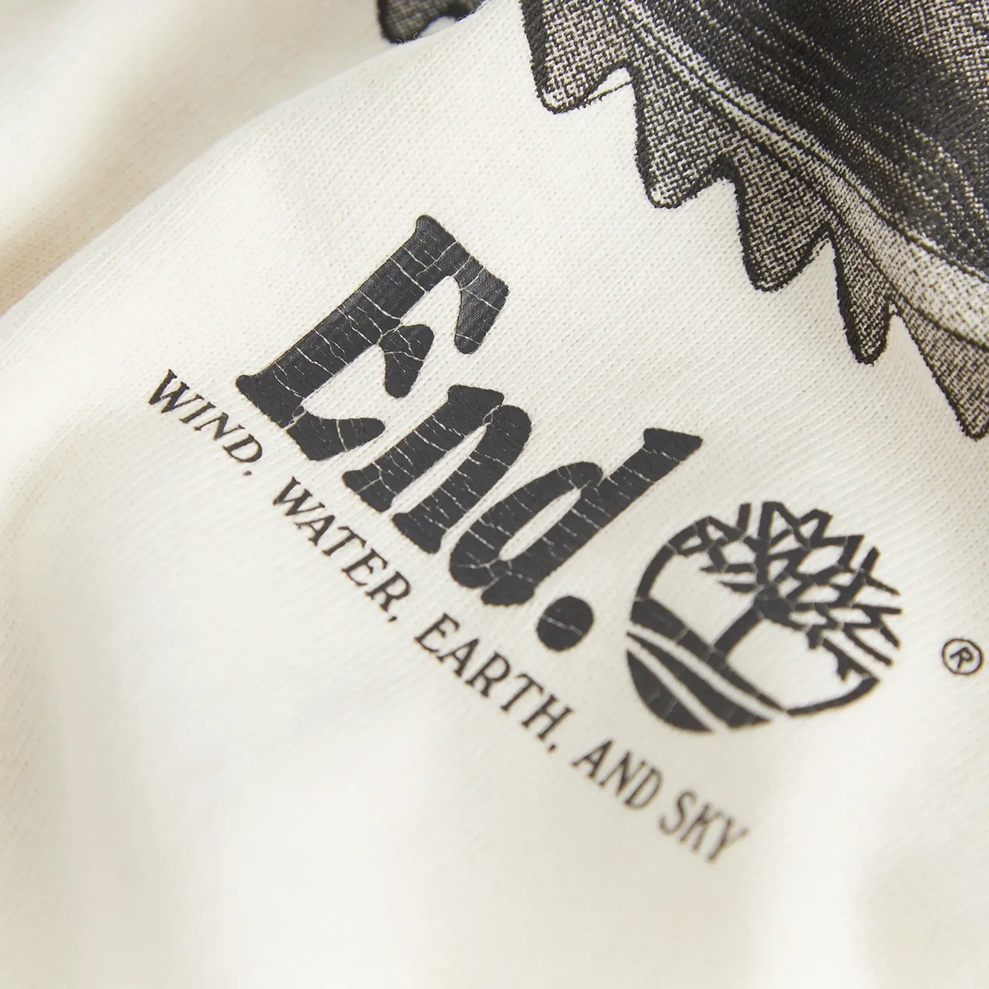 END. x Timberland T-Shirt White Sand