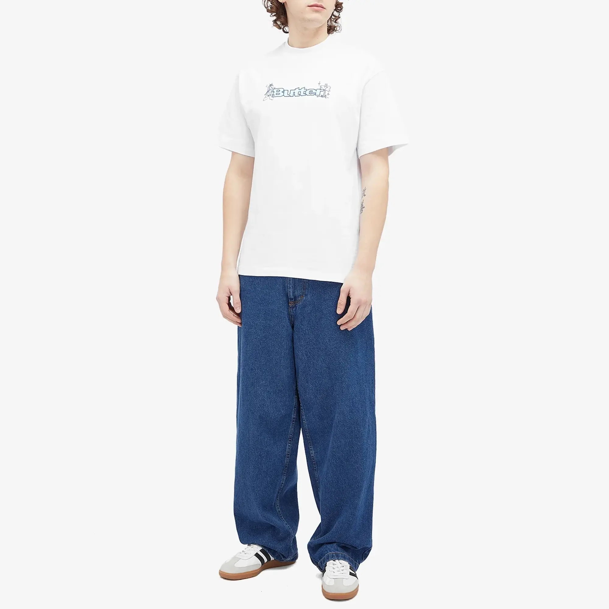 Butter Goods Men's Quest Logo T-Shirt White