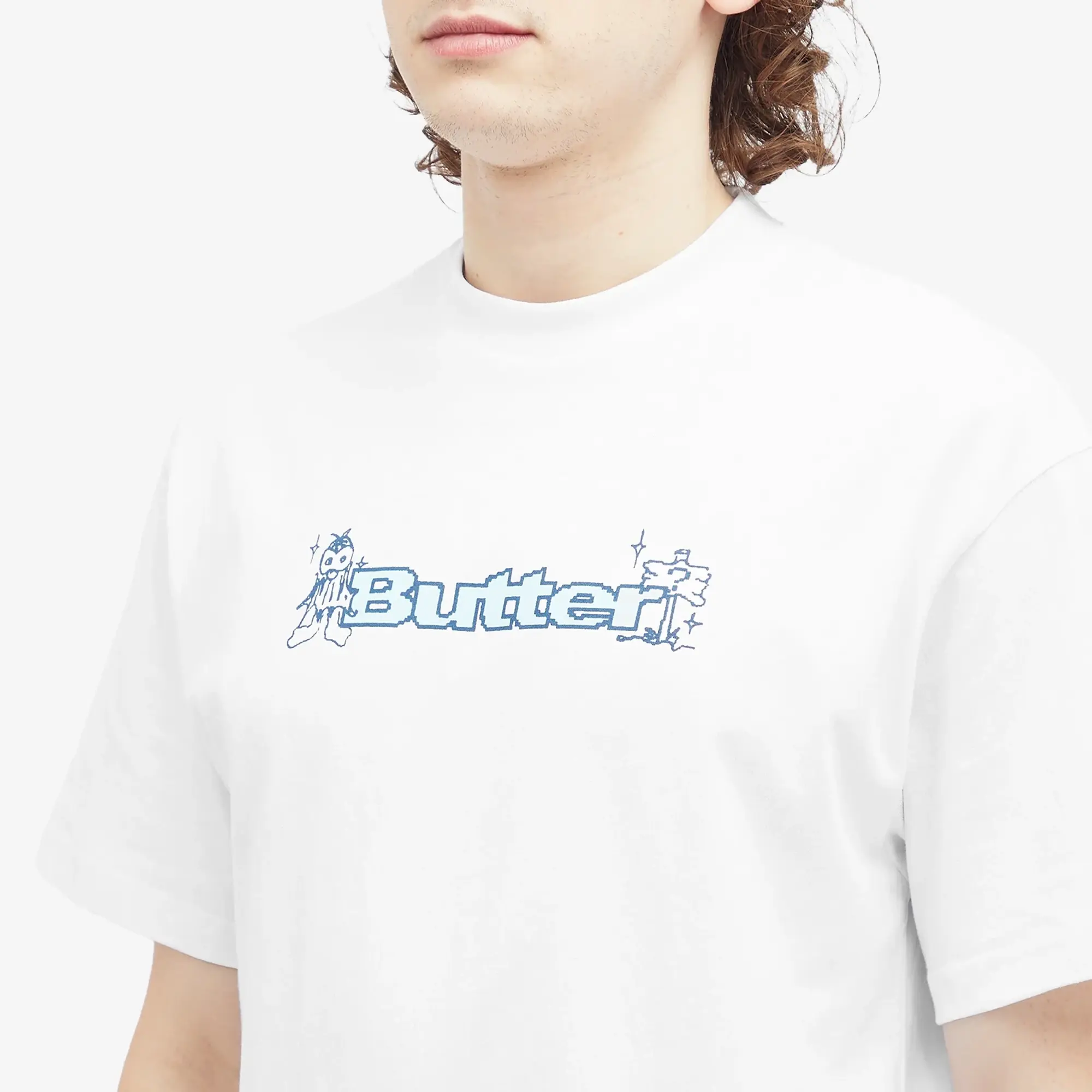 Butter Goods Men's Quest Logo T-Shirt White