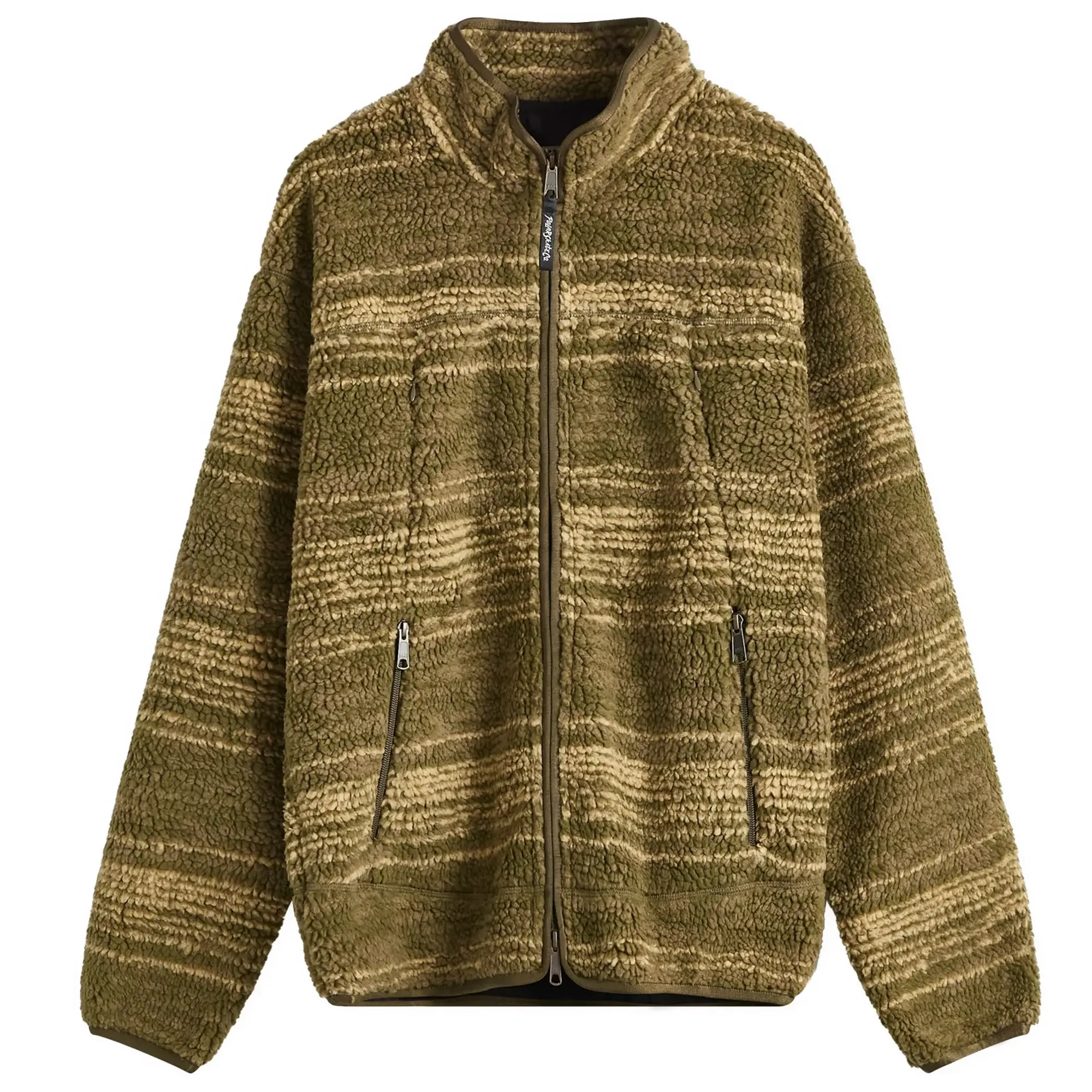 Polar Skate Co. Men's Kiko Fleece Jacket Army Green