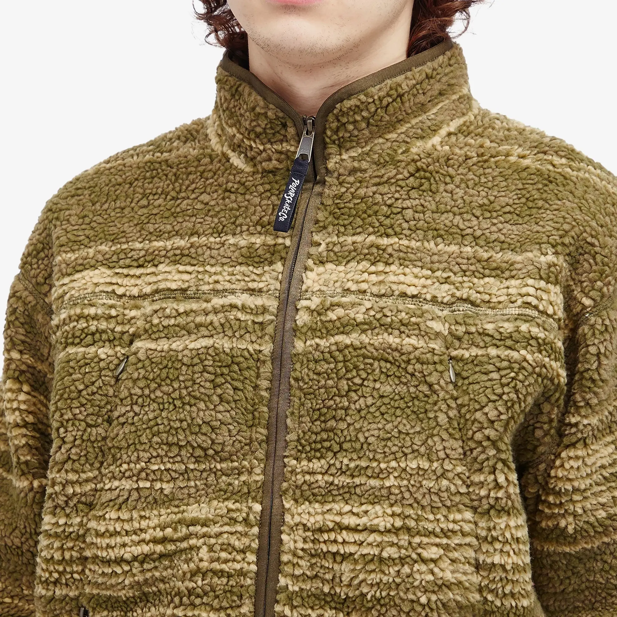 Polar Skate Co. Men's Kiko Fleece Jacket Army Green