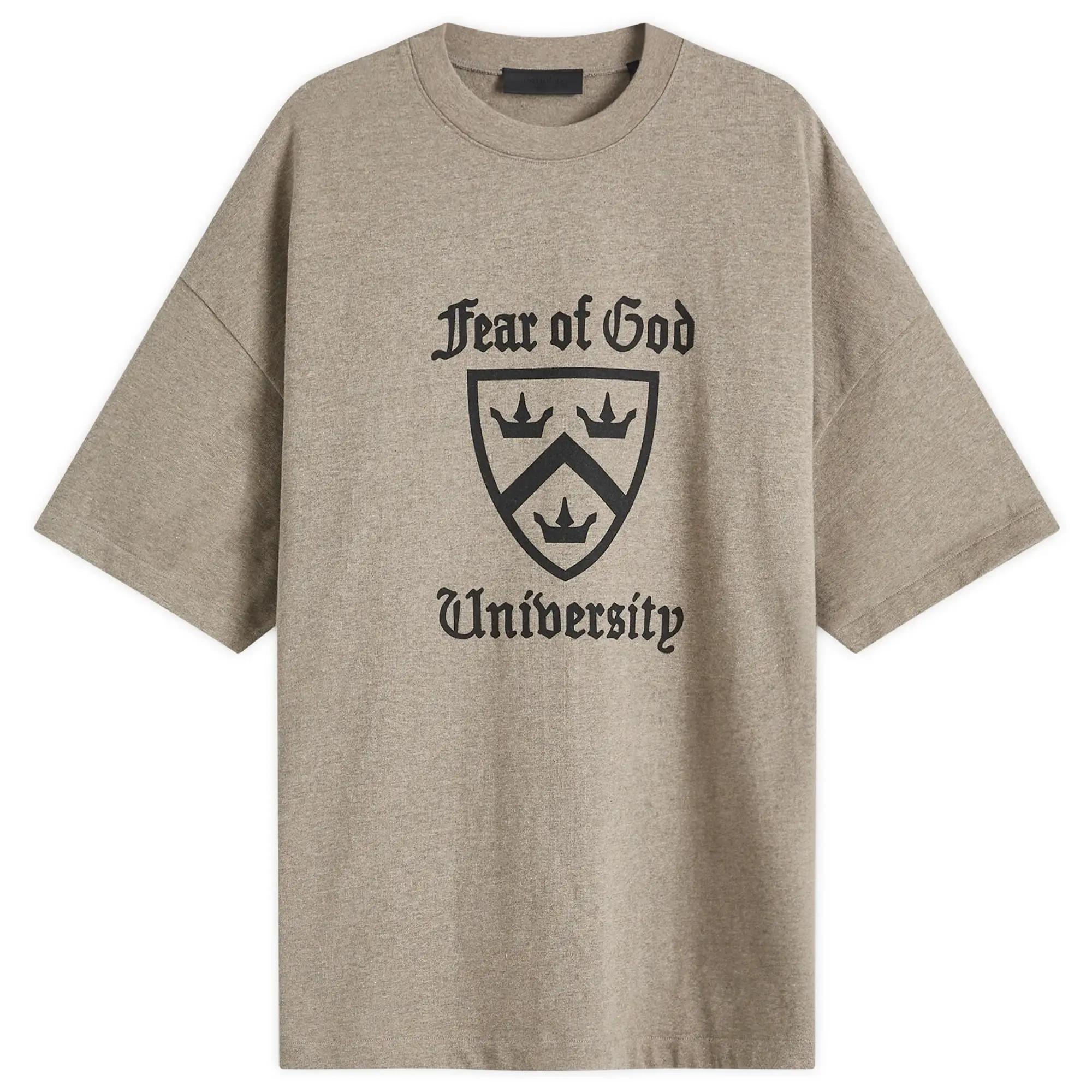 Fear of God ESSENTIALS Men's University T-Shirt Heather Grey