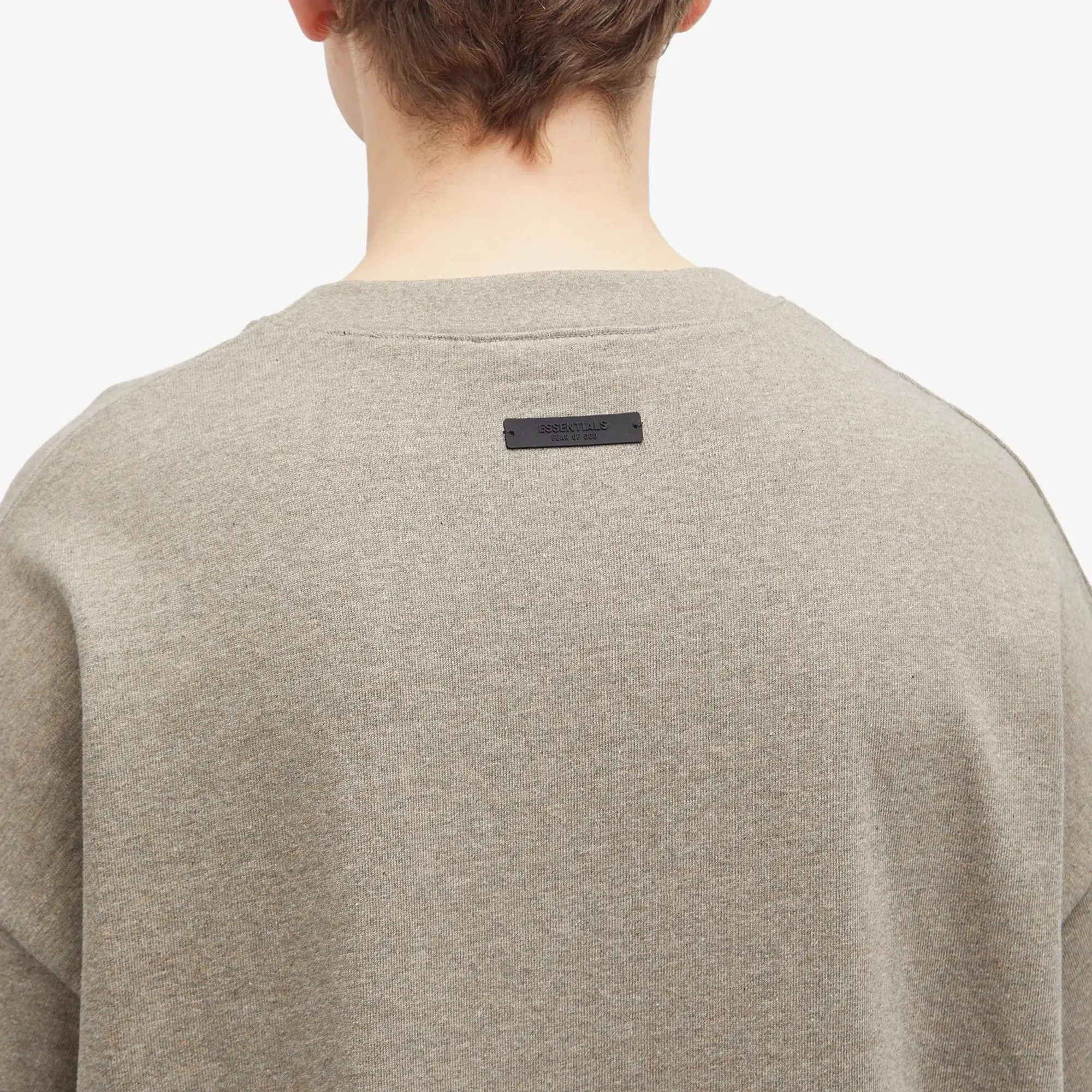 Fear of God ESSENTIALS Men's University T-Shirt Heather Grey