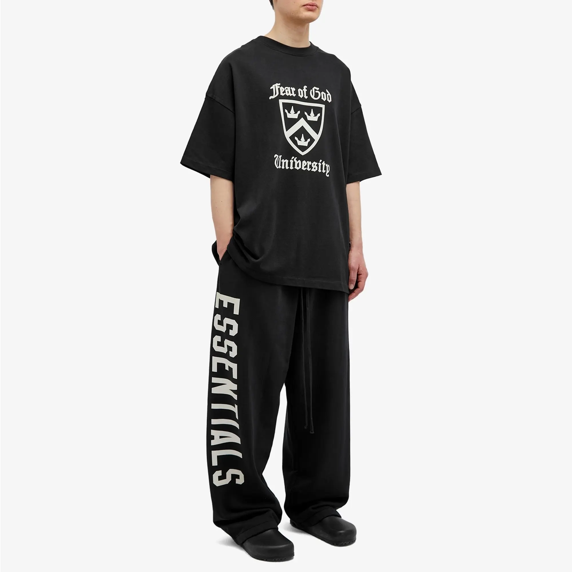 Fear of God ESSENTIALS Men's University T-Shirt Black