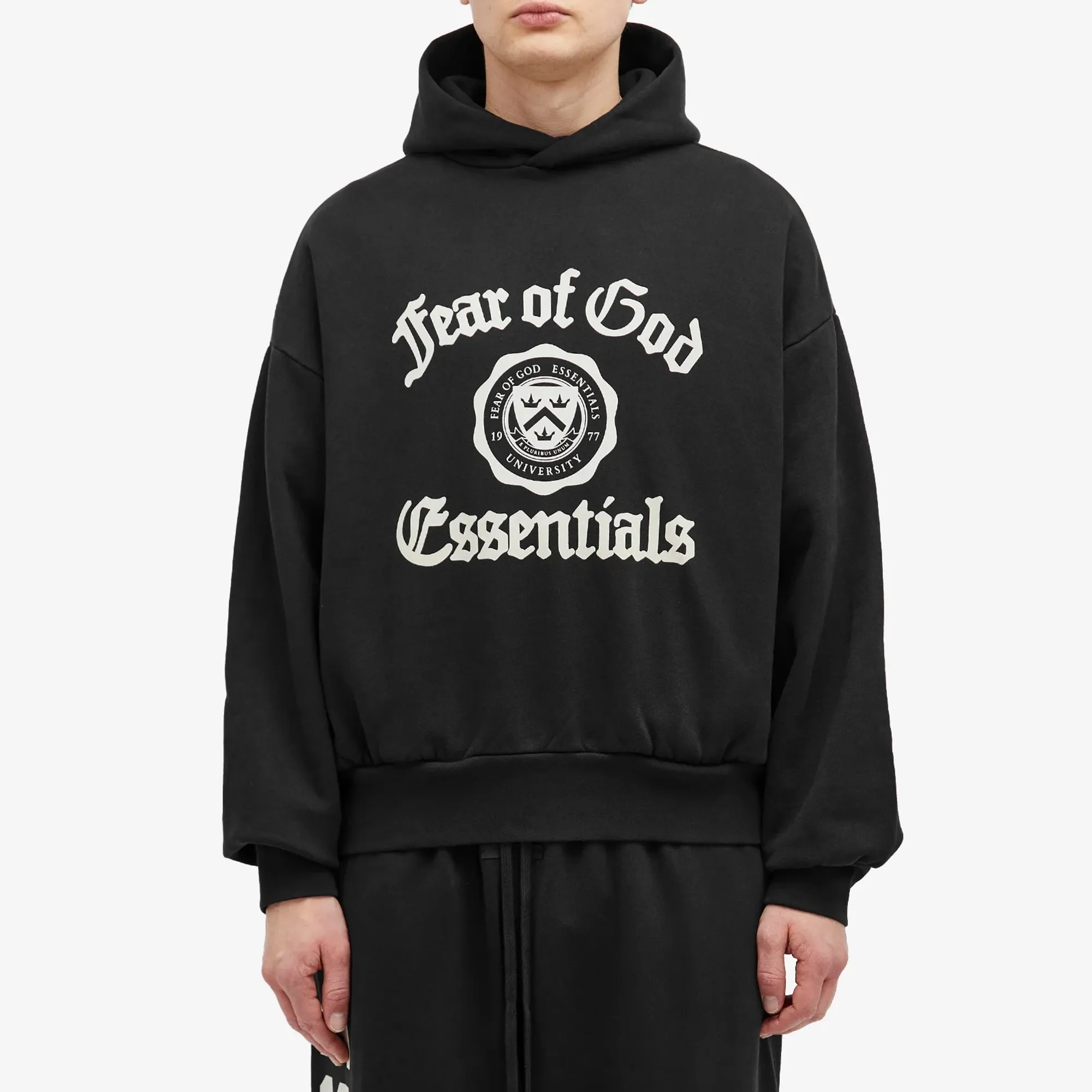 Fear of God ESSENTIALS Men's Heavy Fleece Vintage Shrunken Hoodie