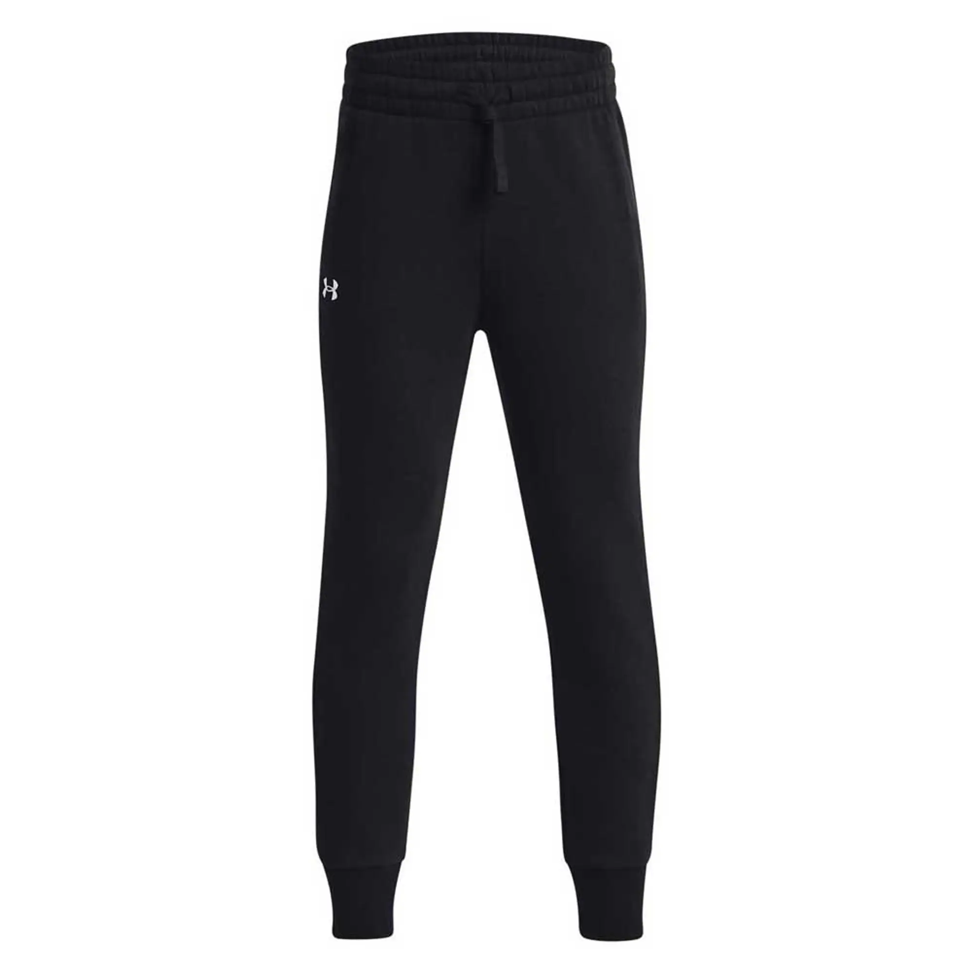Girls'  Under Armour  Rival Fleece Joggers Black / White YXS (48 - 50 in)